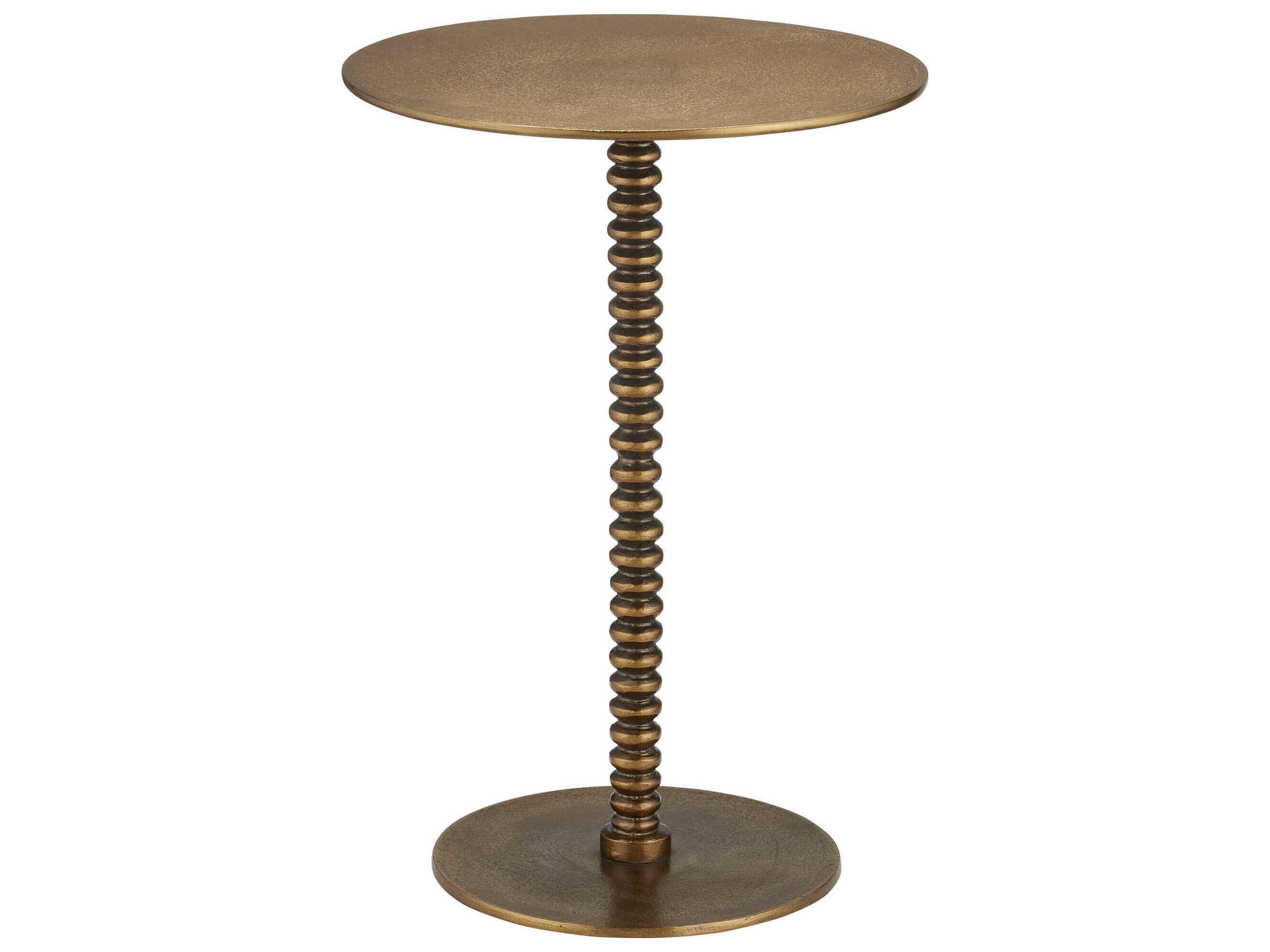urrey & Company Dasari Round Metal End Table