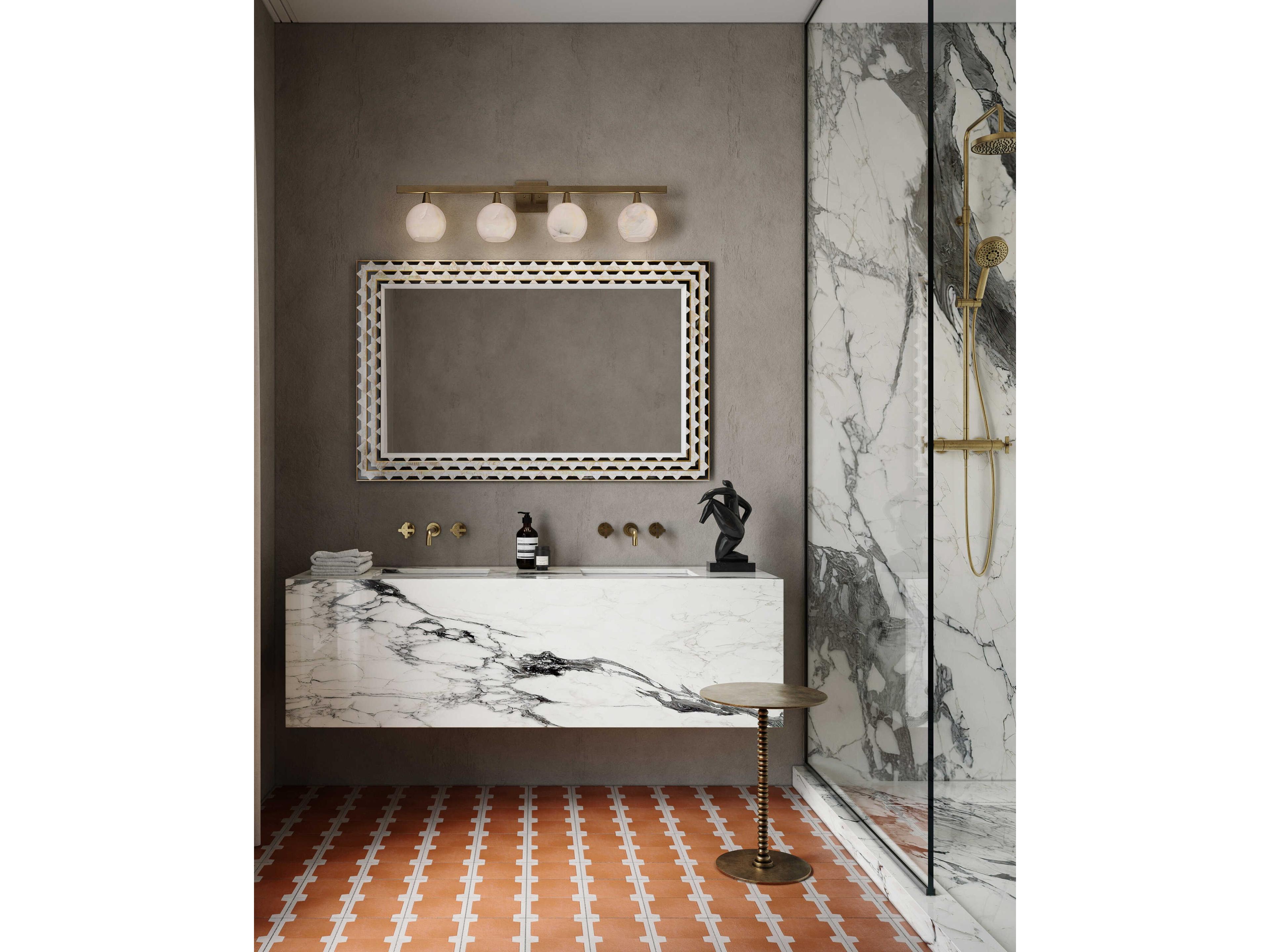 urrey & Company Dasari Round Metal End Table