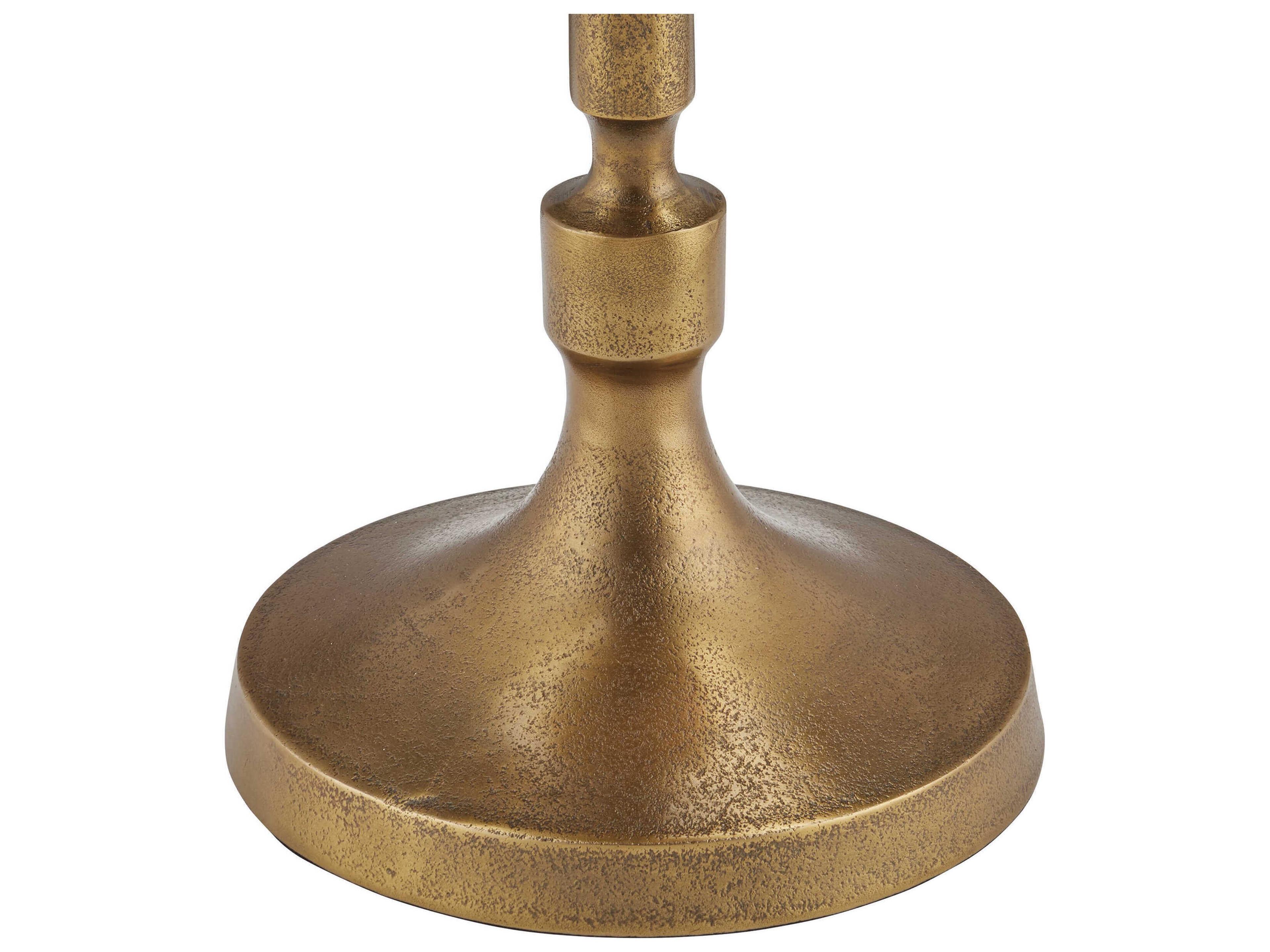 urrey & Company Pascal Round Metal Console Table