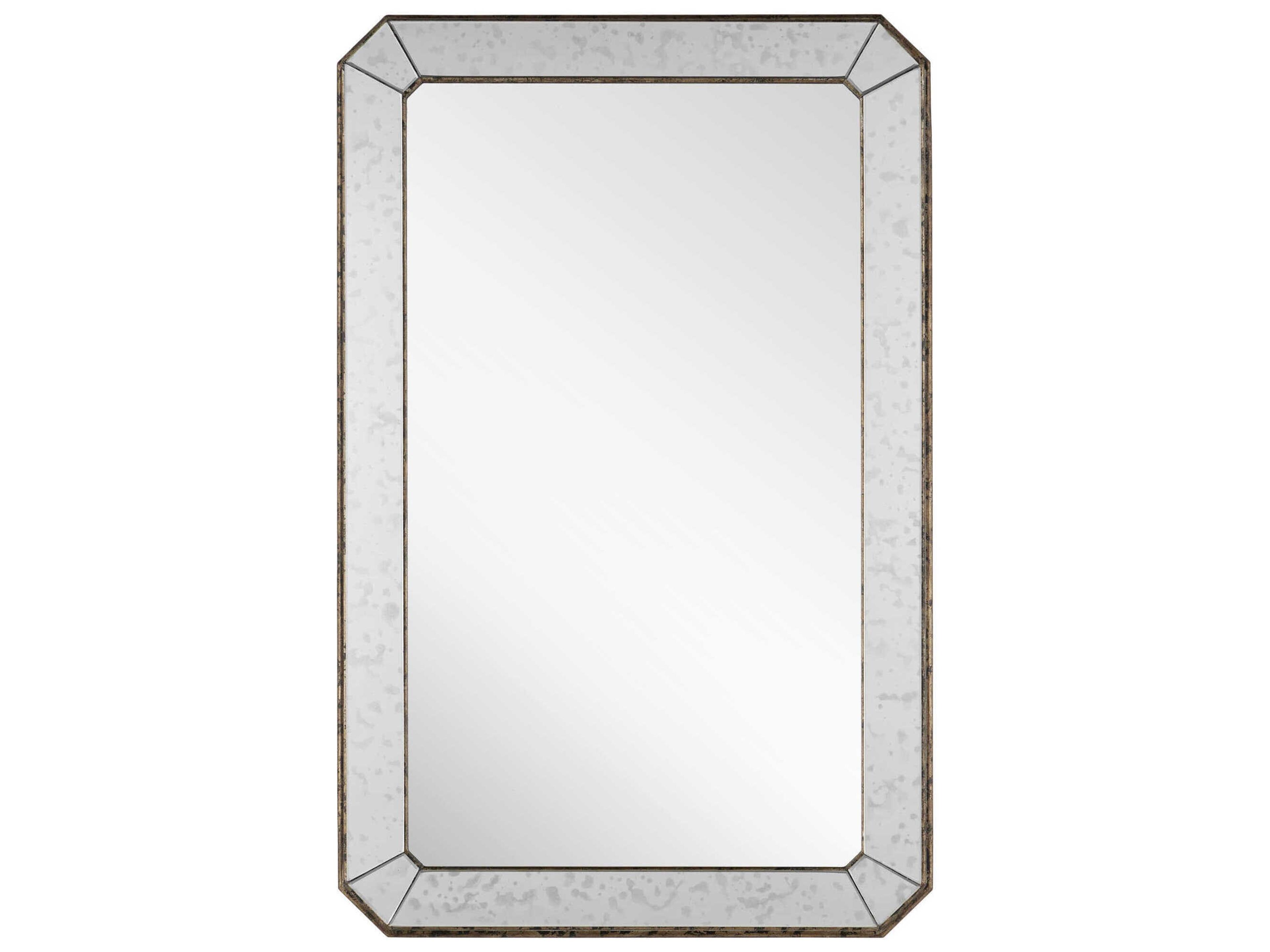 Currey & Company Antique Rectangular Wall Mirror