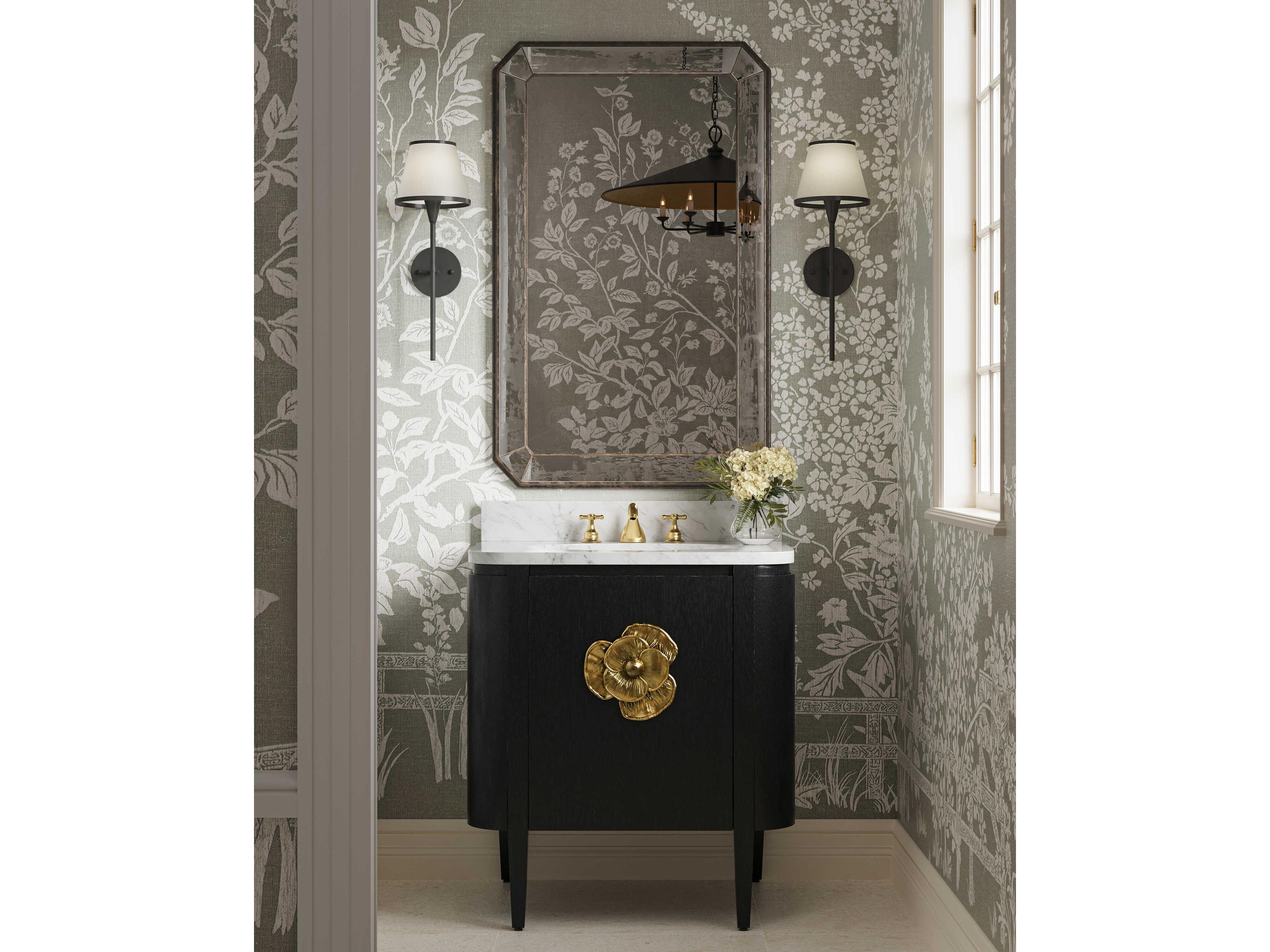 Currey & Company Antique Rectangular Wall Mirror