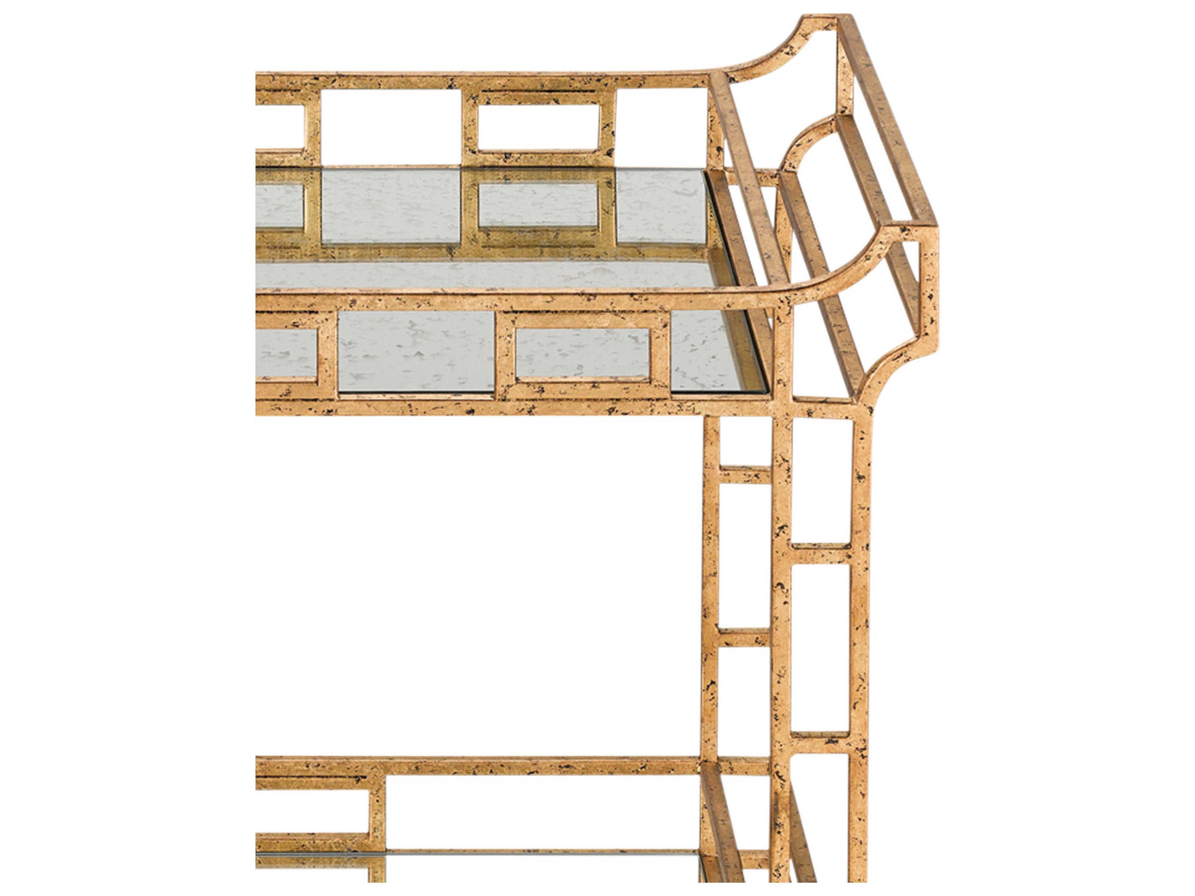 urrey & Company Odeon Glass Gold Bar Car