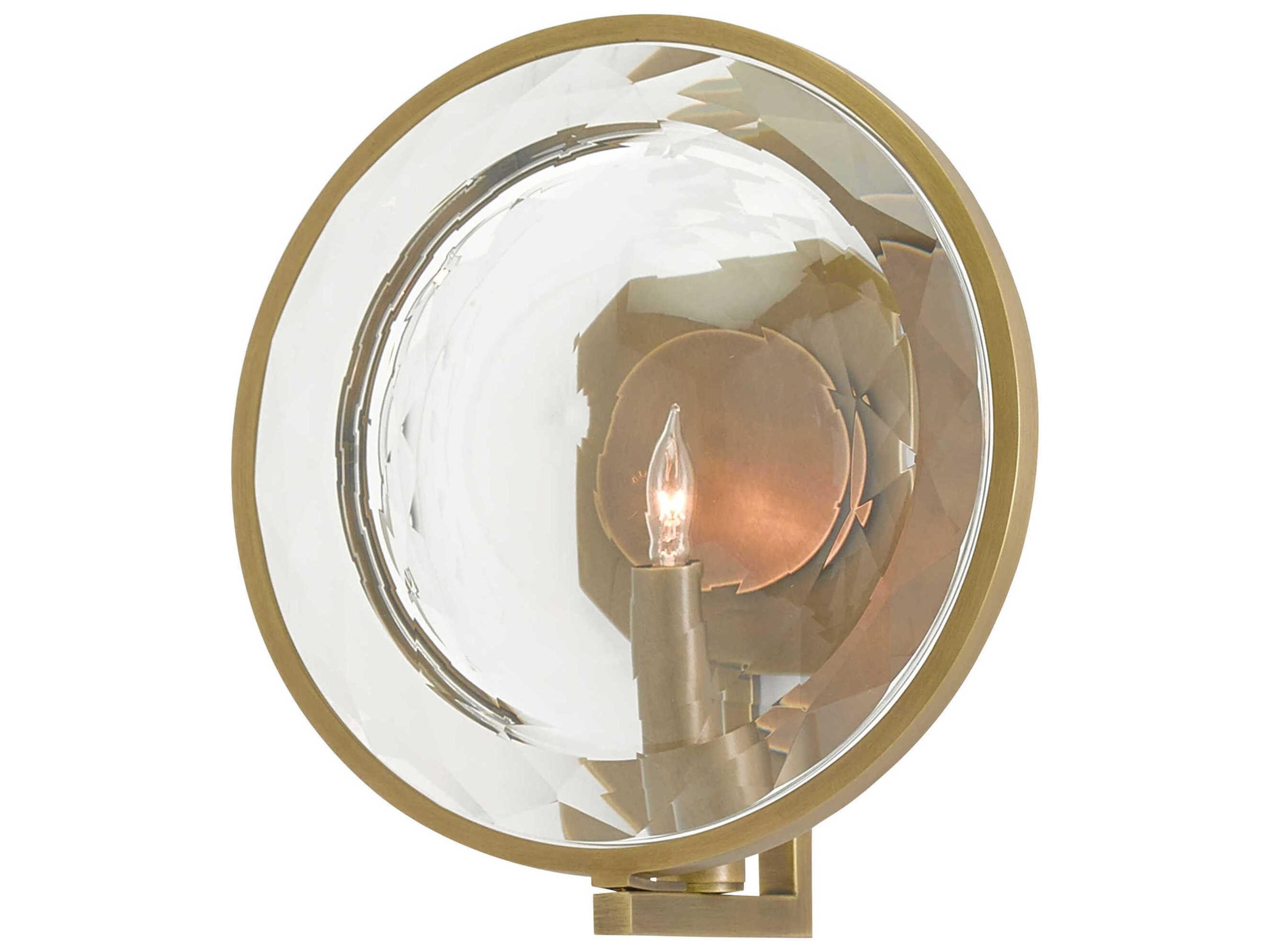 Currey & Company Marjiescope Antique Brass Wall Sconce