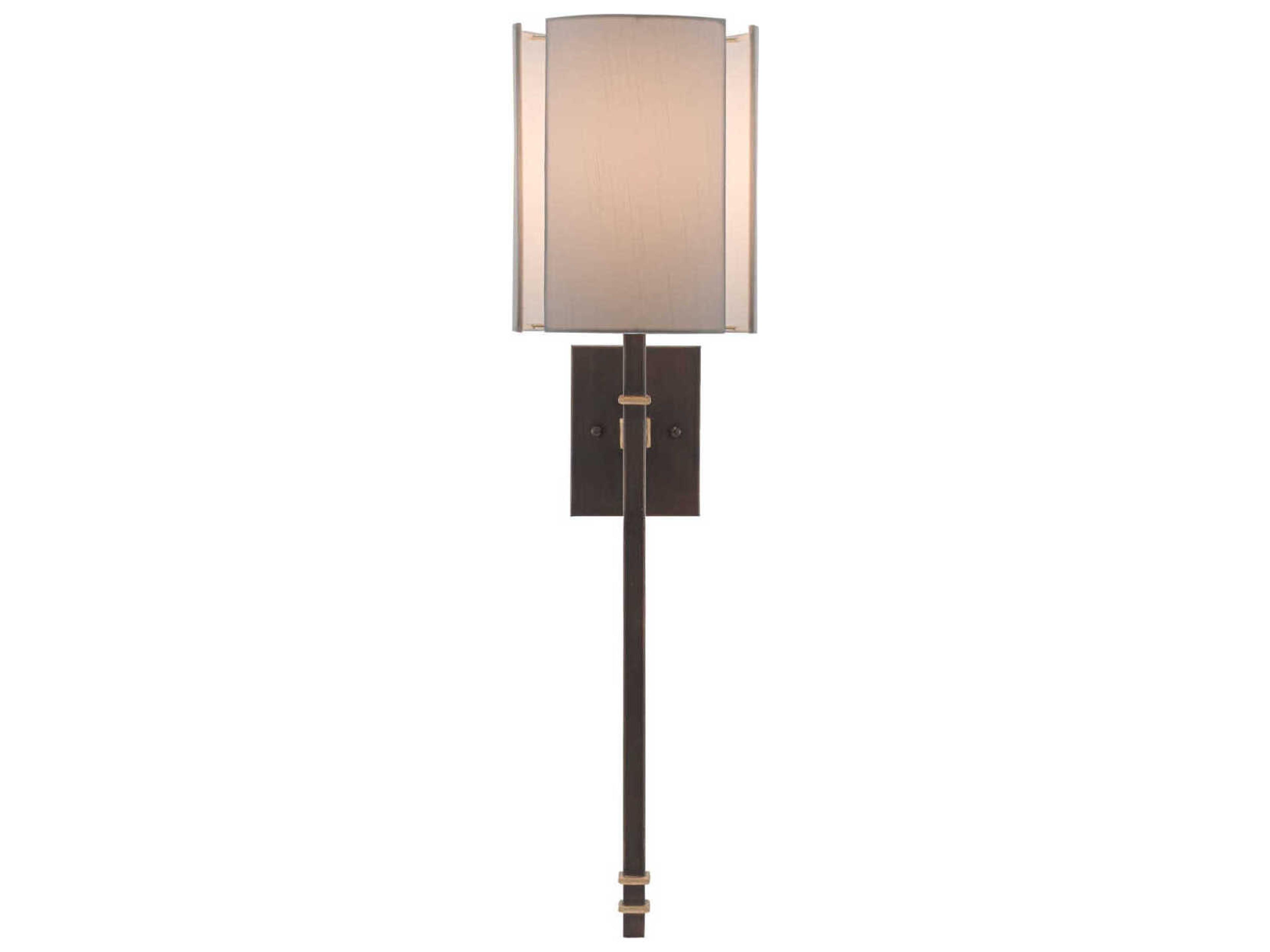 Currey & Company Rocher 1-Light Bronze Wall Sconce