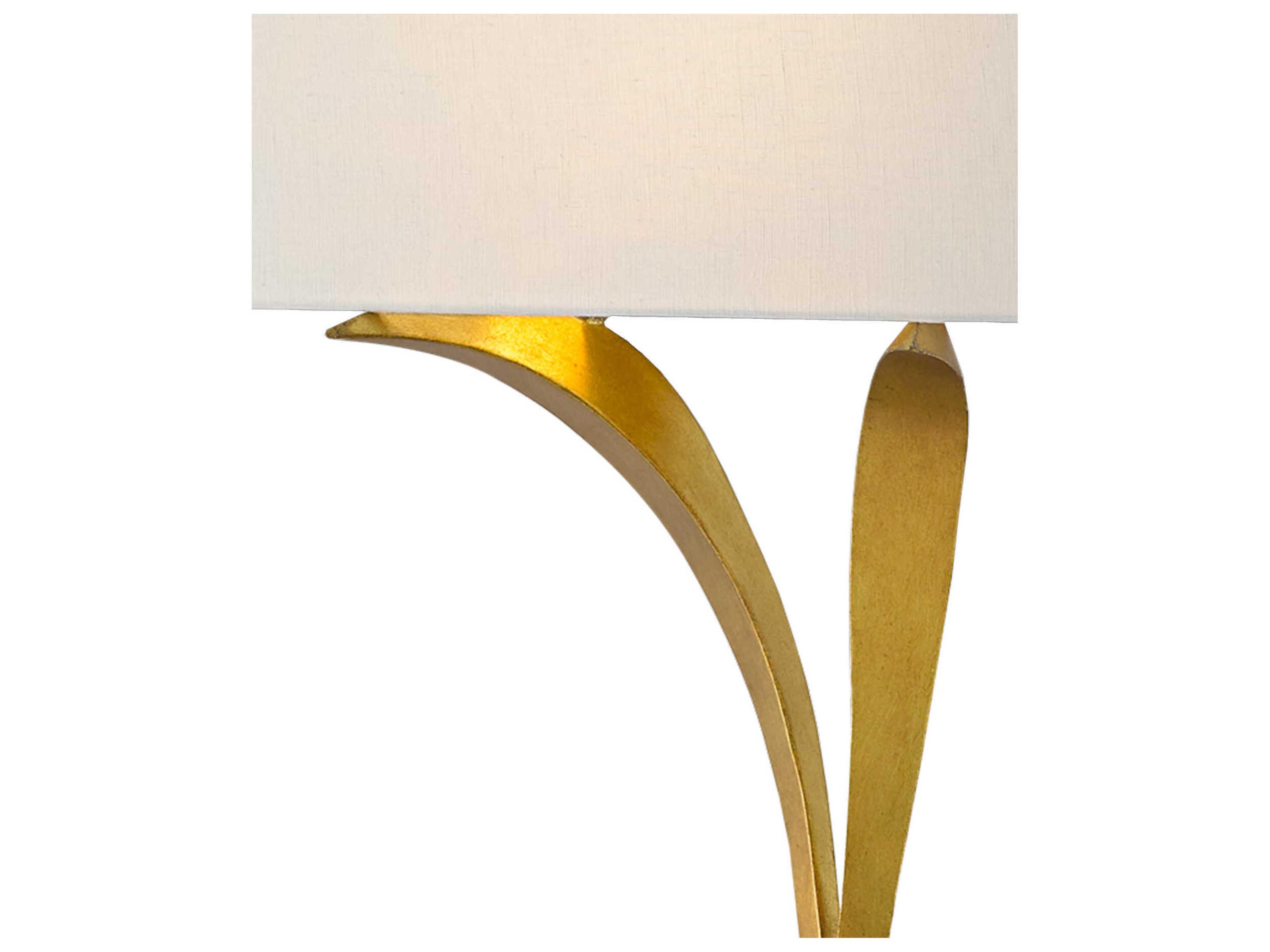 Currey & Company Choisy 1-Light Antique Gold Leaf LED Wall Sconce