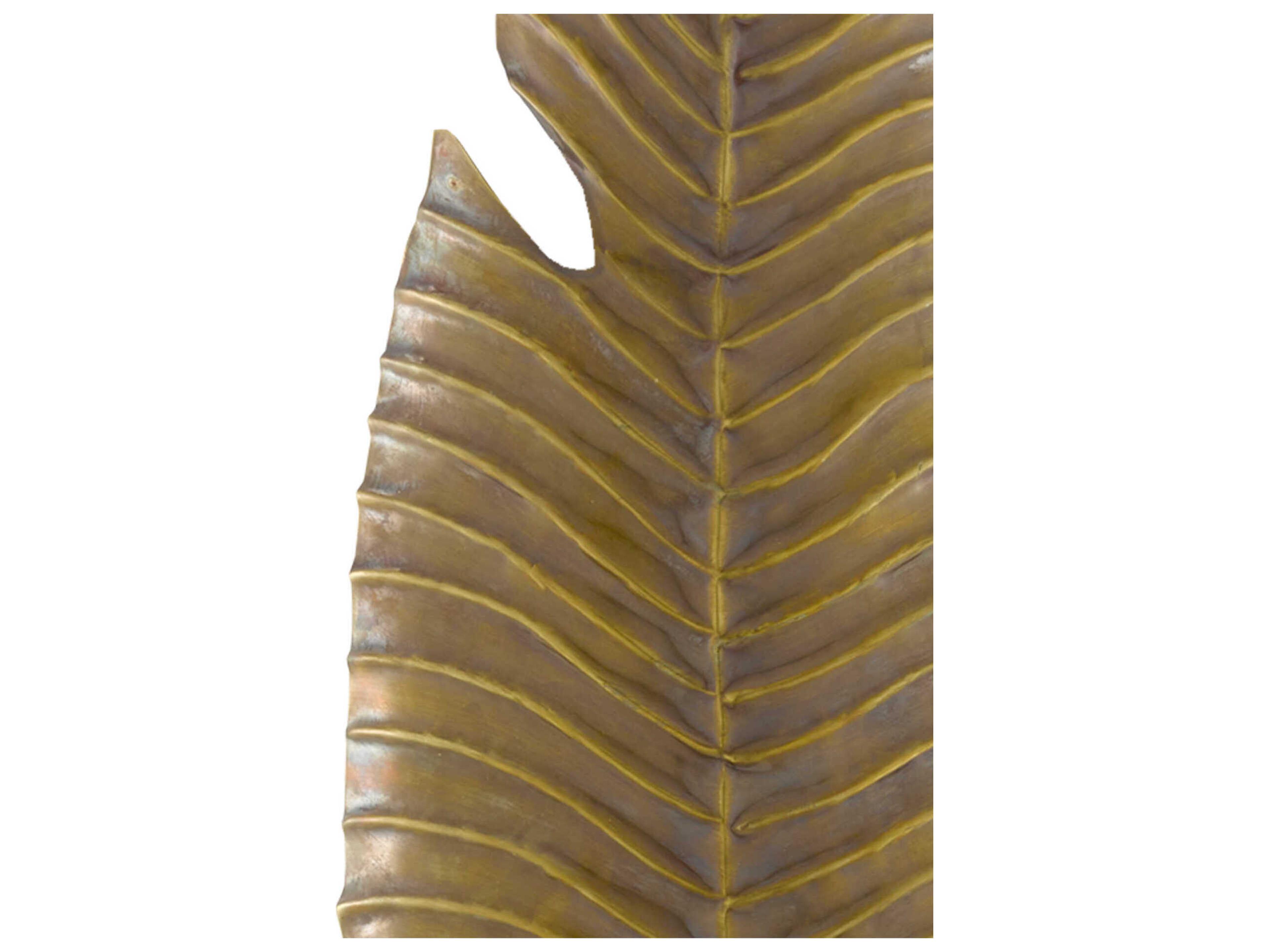 Currey & Company Tropical 1-Light Vintage Brass Wall Sconce
