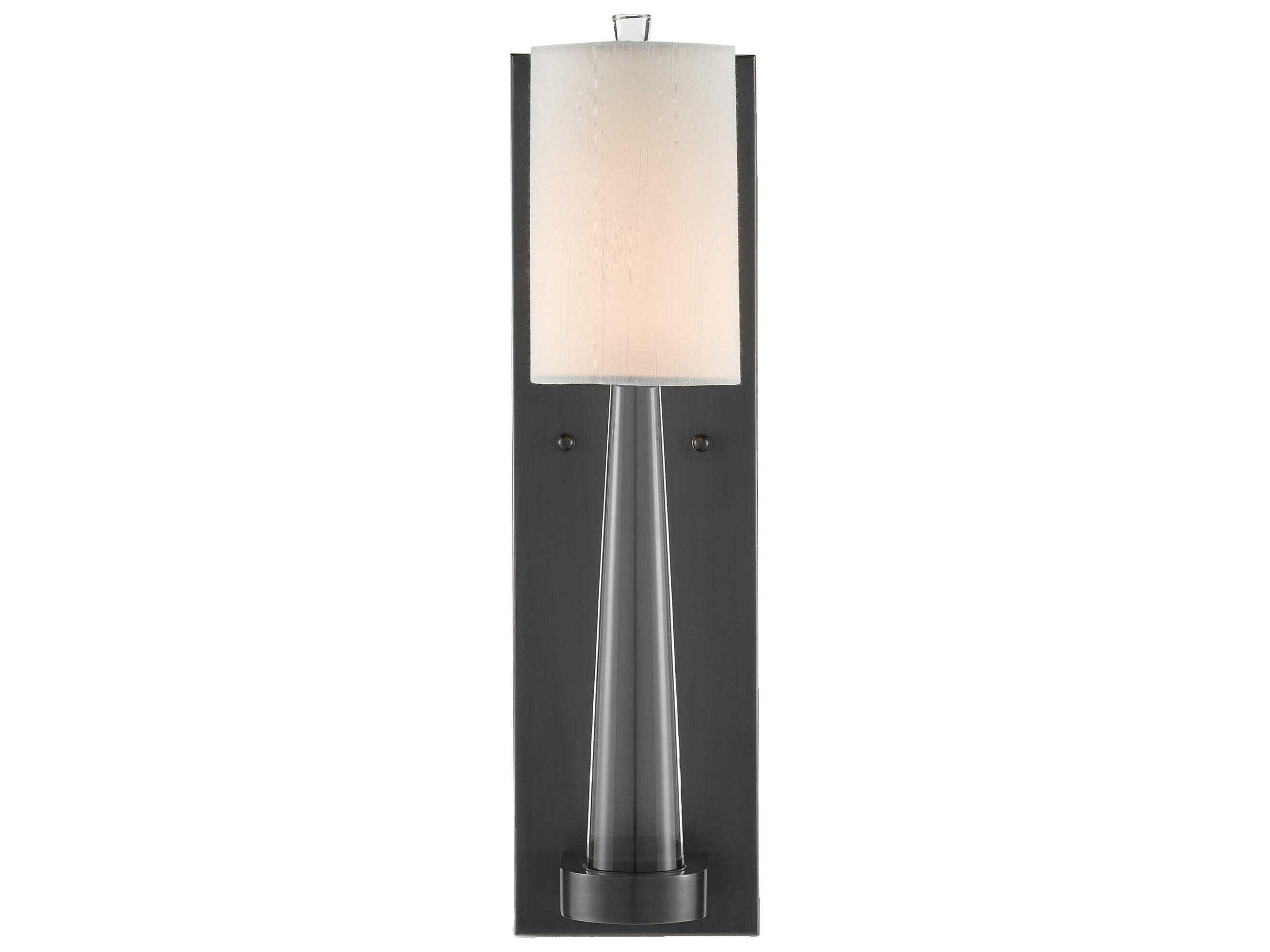 Currey & Company Junia 1-Light Oil Rubbed Bronze Crystal Wall Sconce