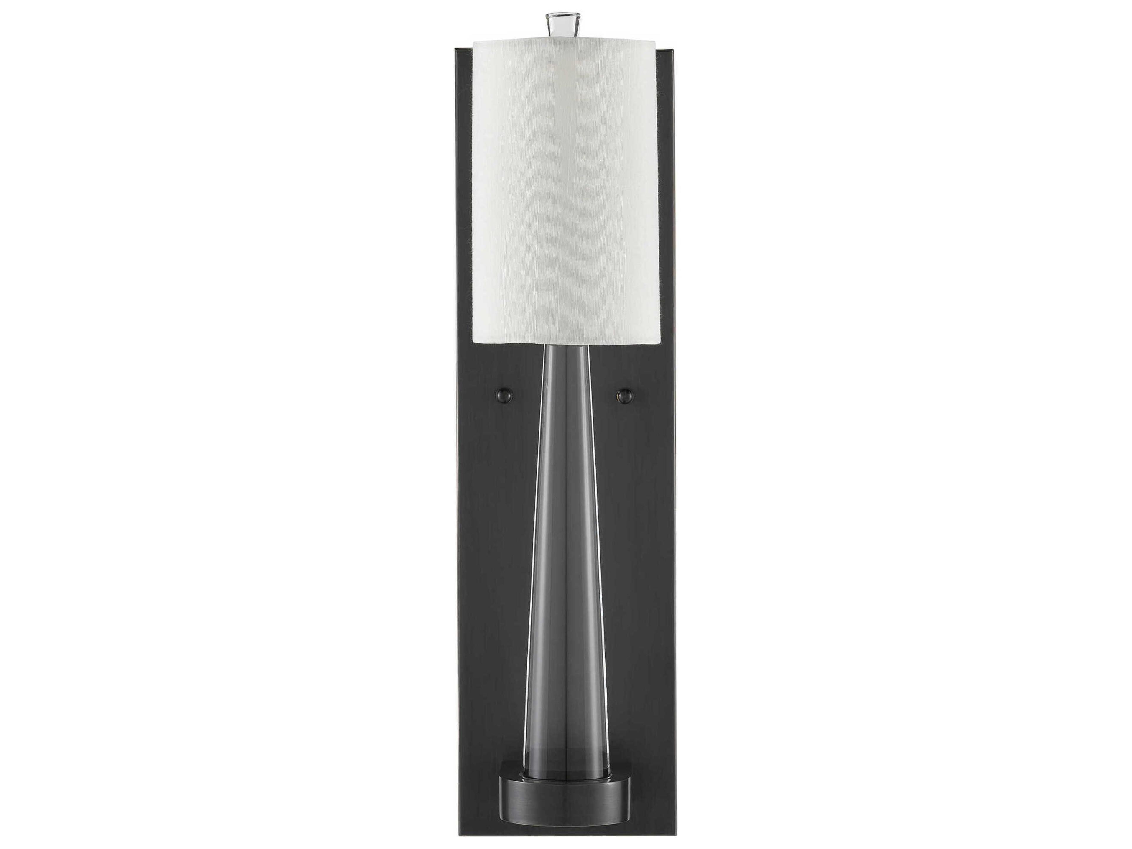 Currey & Company Junia 1-Light Oil Rubbed Bronze Crystal Wall Sconce