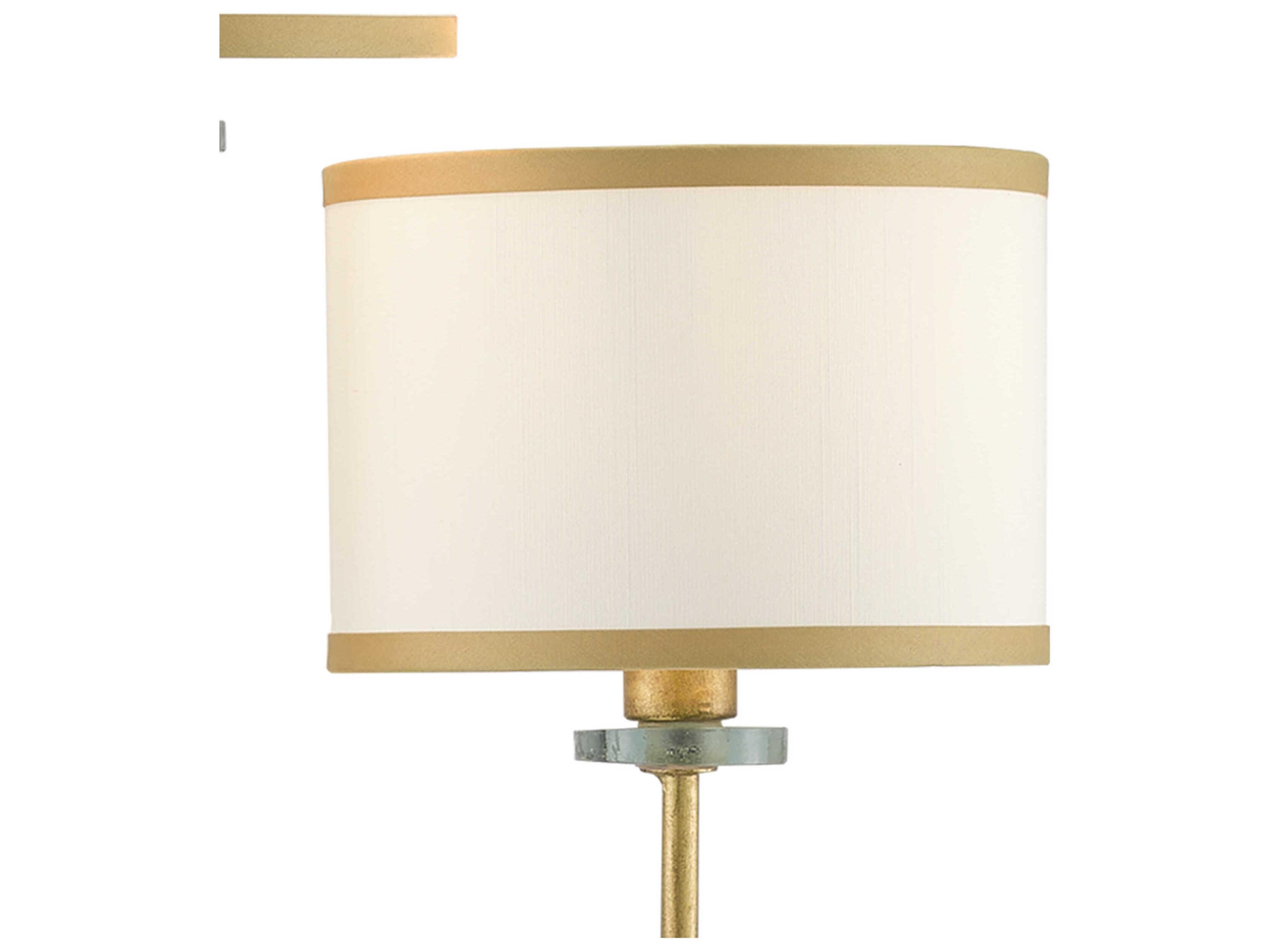 Currey & Company Croydon 3-Light Brass Satin Black White Glass Wall Sconce