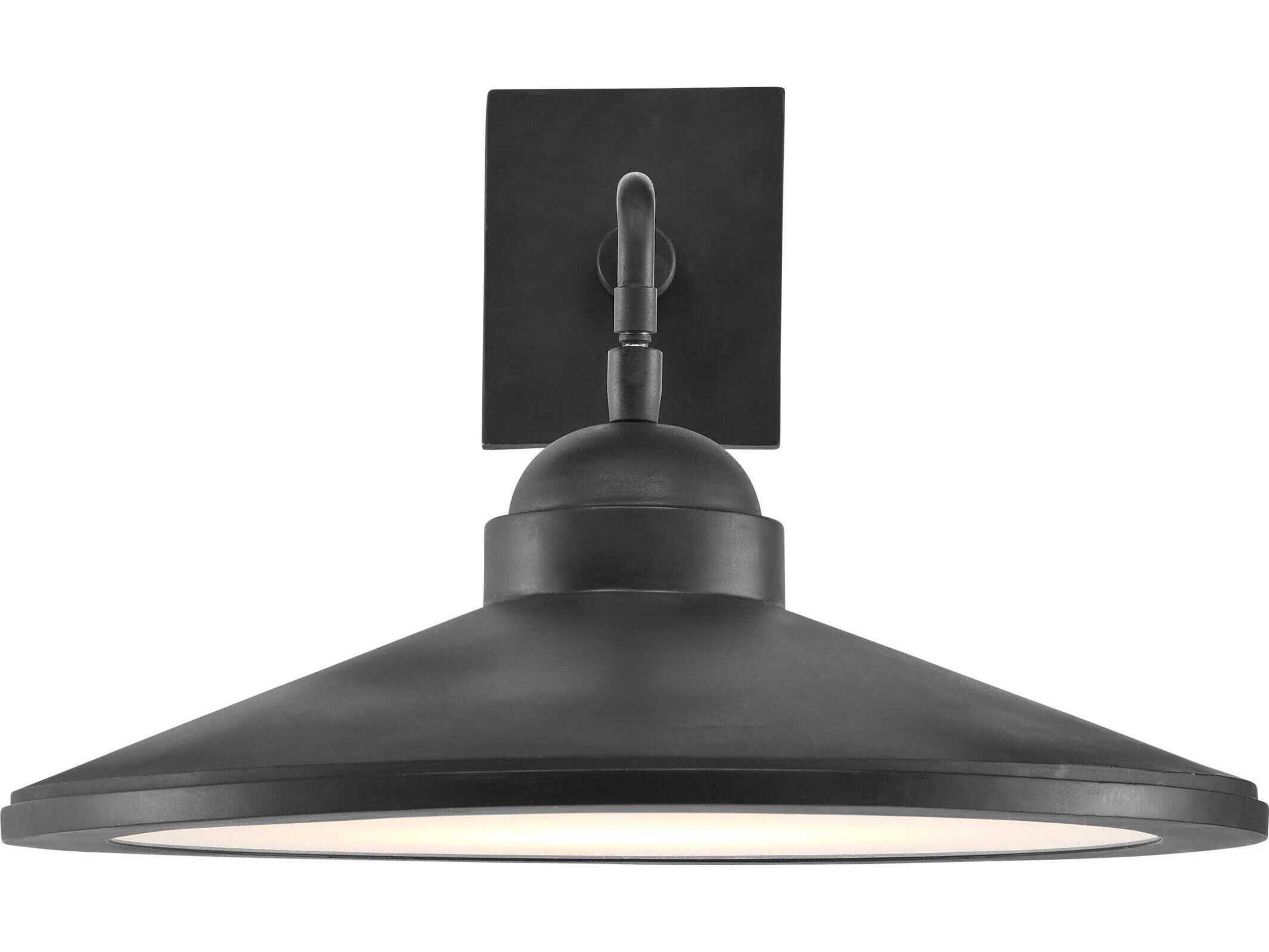 Currey & Company Ditchley 1-Light Black Bronze White Wall Sconce