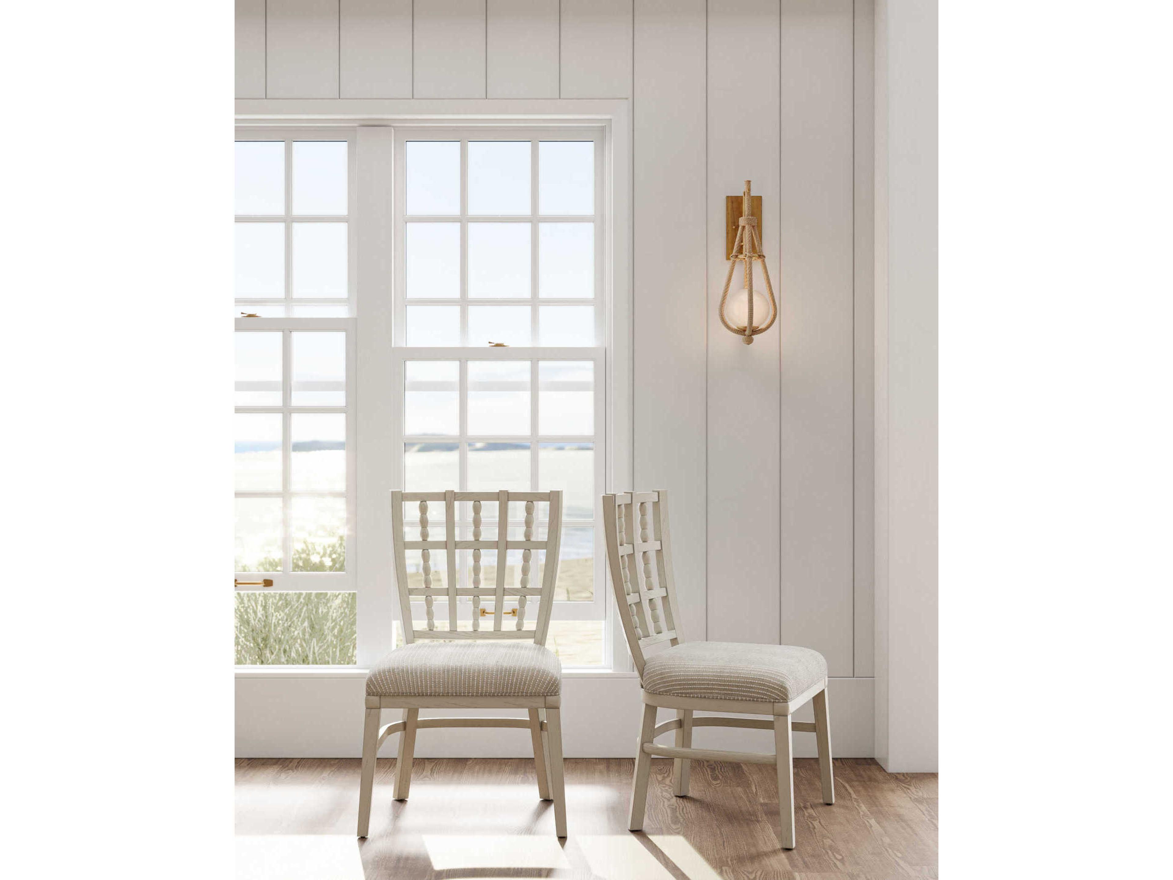 Currey & Company Passageway 1-Light Natural Rope dorado Gold frosted Brown Wall Sconce