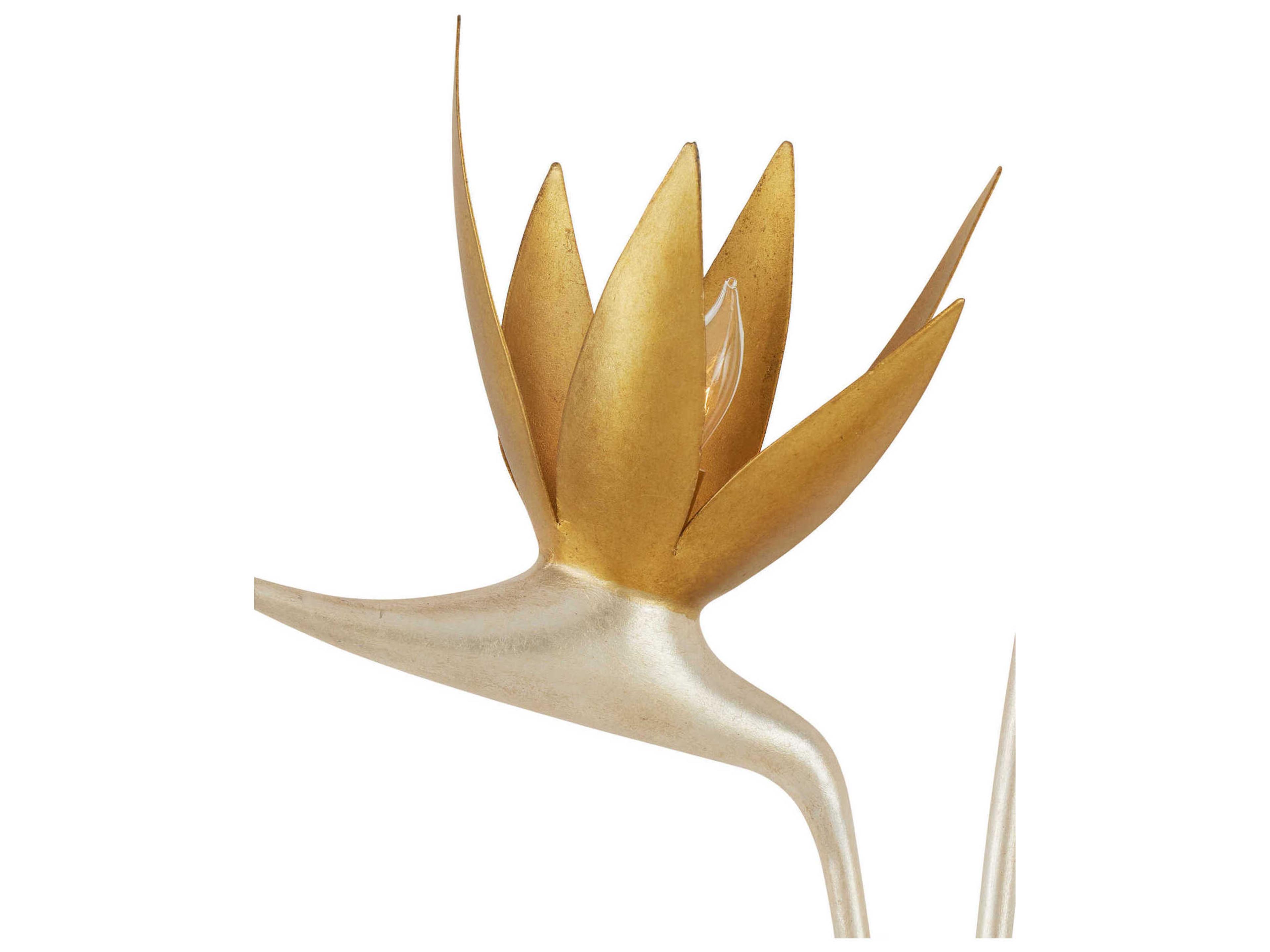 Currey & Company Paradiso 2-Light Gold Wall Sconce