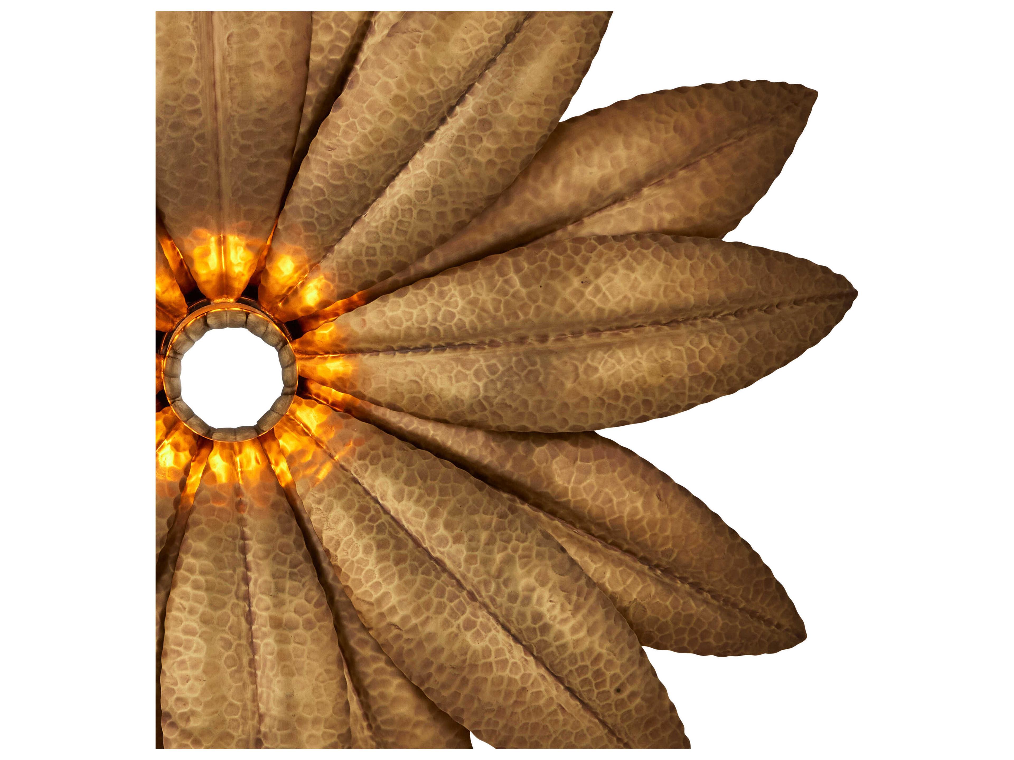 Currey & Company Alithea 1-Light Antique Brass Wall Sconce