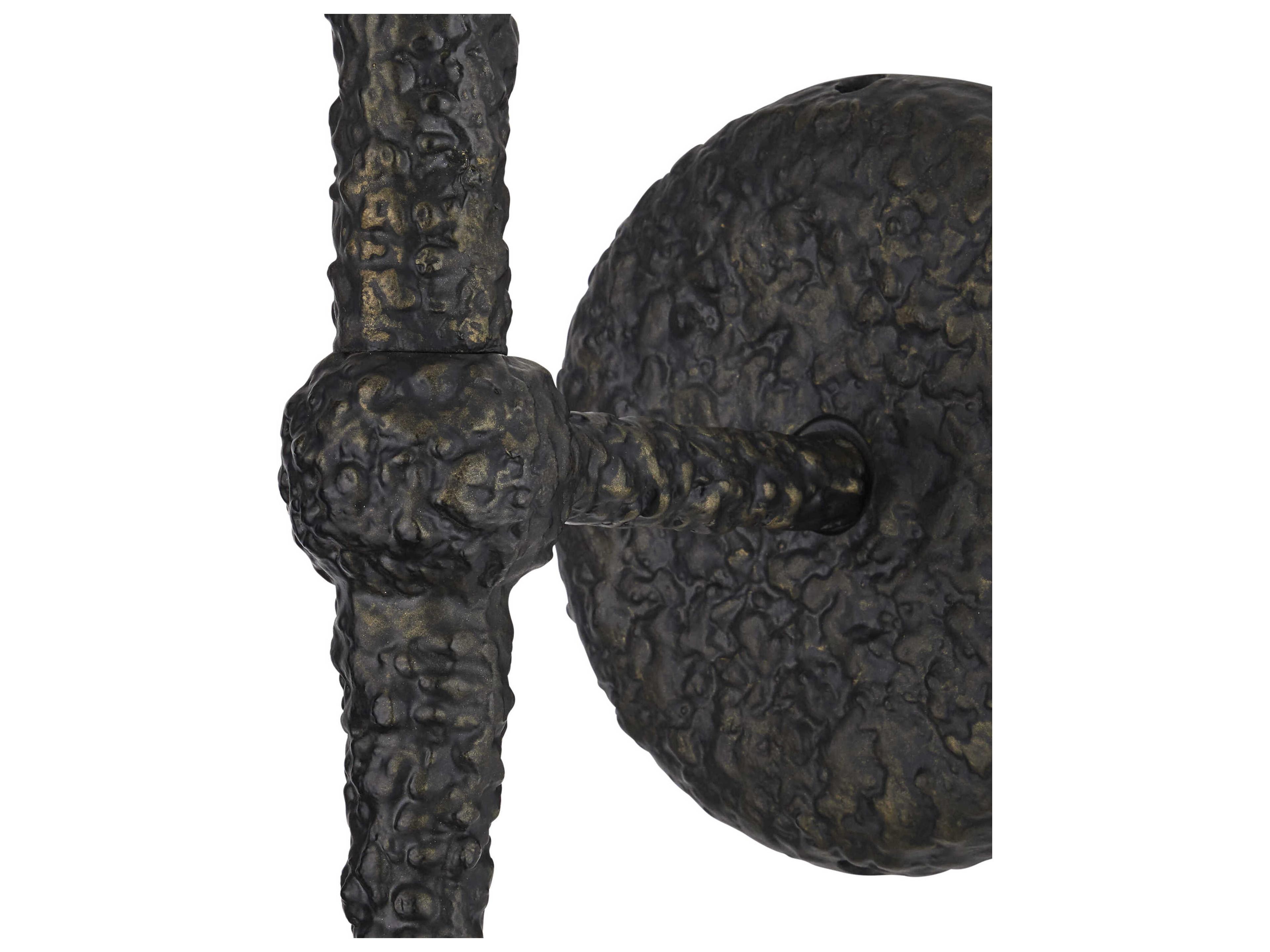 Currey & Company Blackthorn 1-Light Aged Bronze Wall Sconce