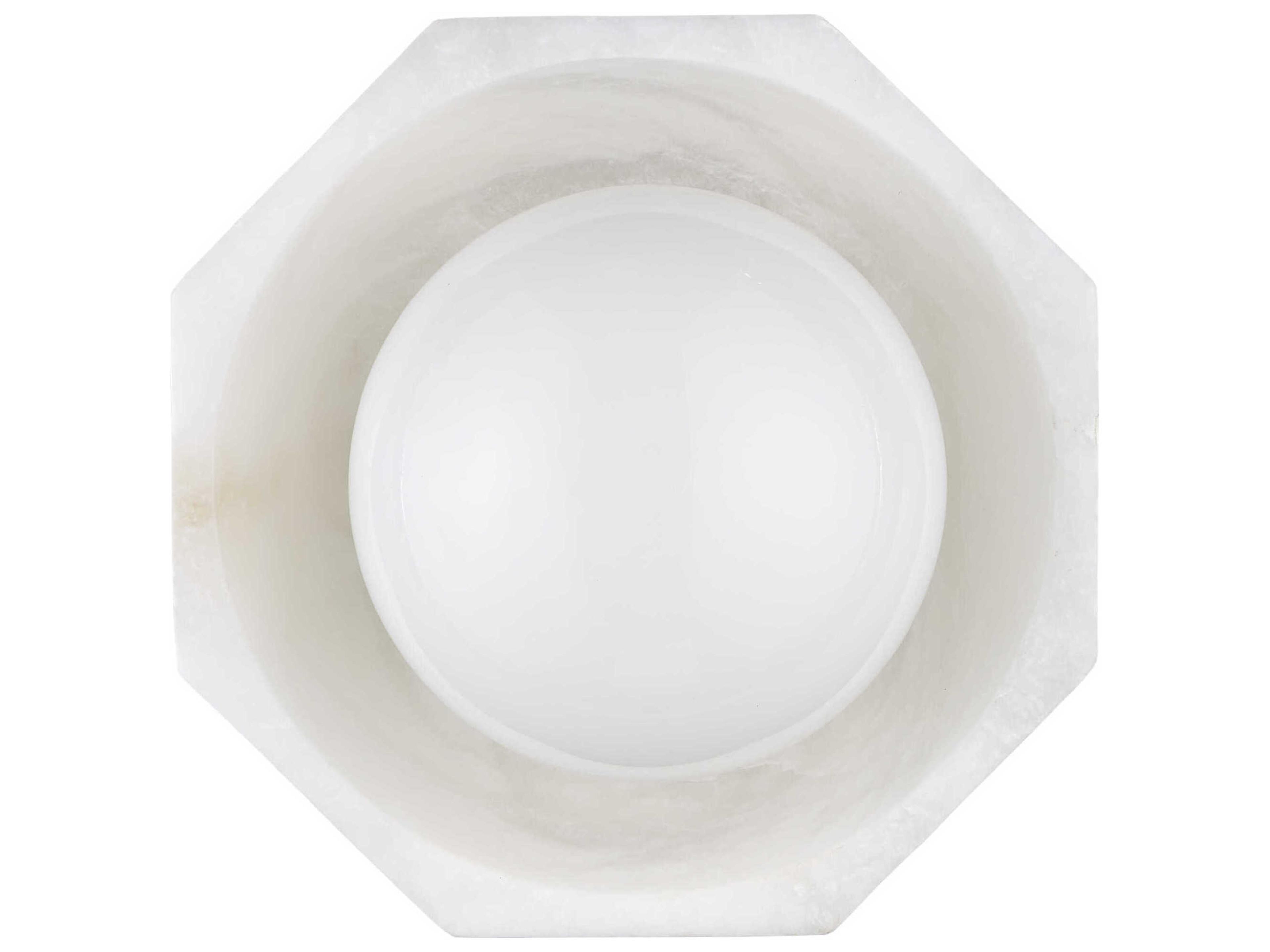 Currey & Company Waystone 1-Light Natural White Wall Sconce