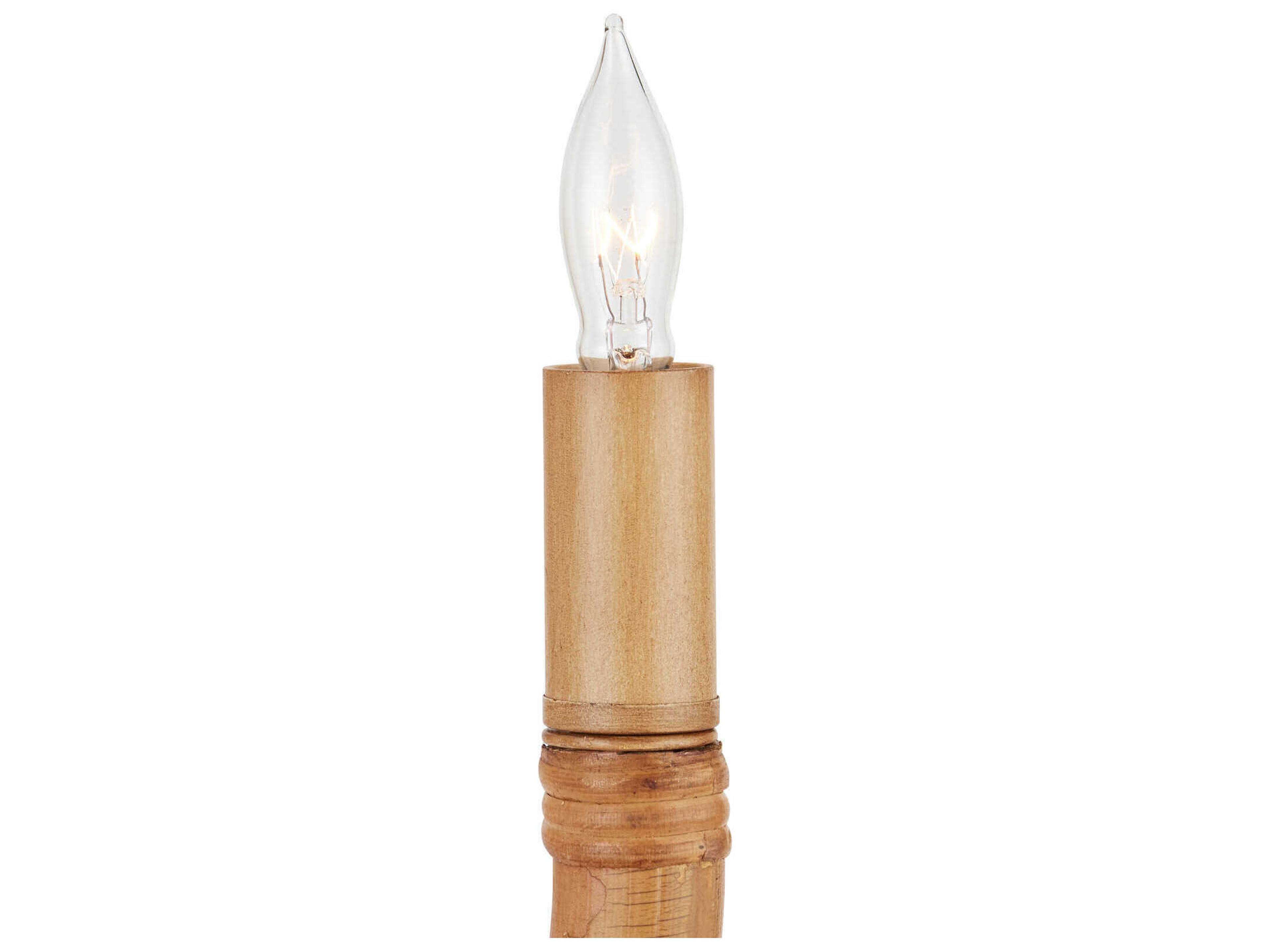 Currey & Company Samsara 2-Light Natural Saddle Tan Wall Sconce