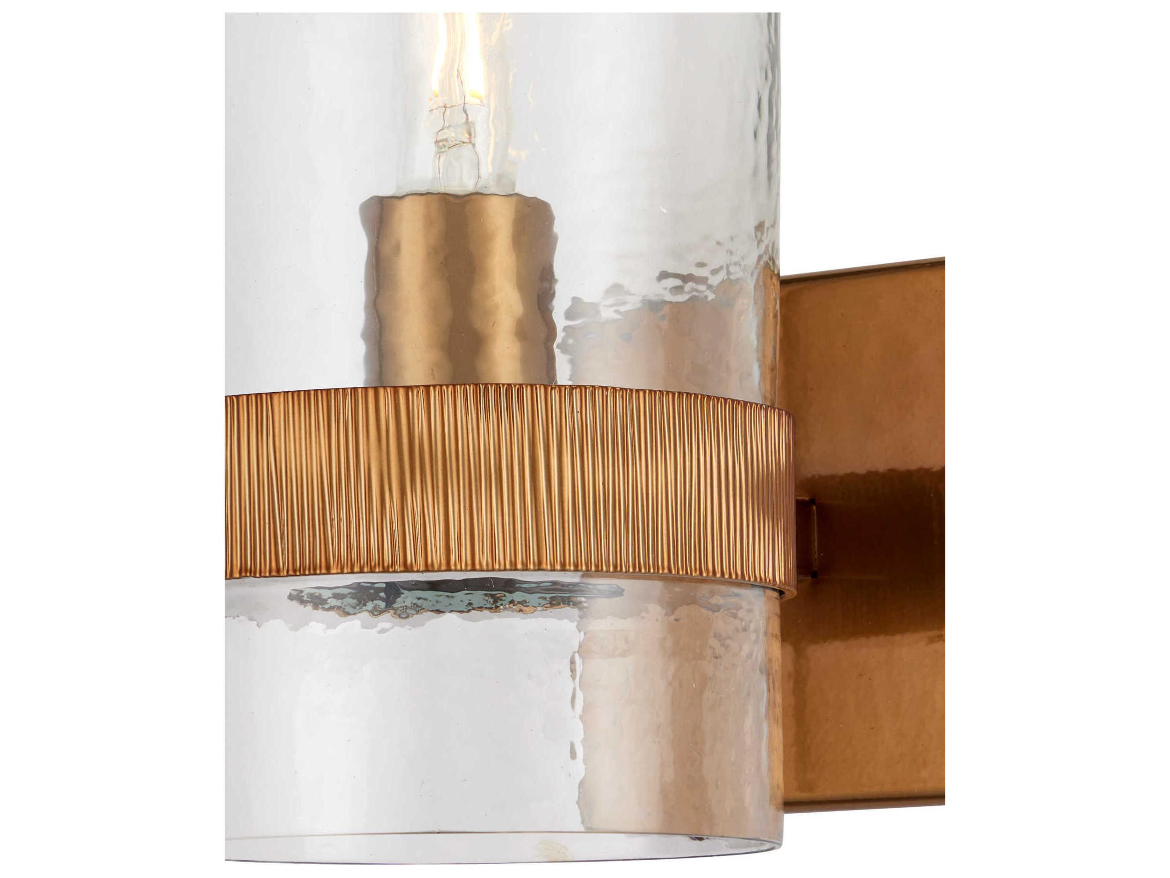 Currey & Company Sudeley 1-Light Satin Brass Wall Sconce