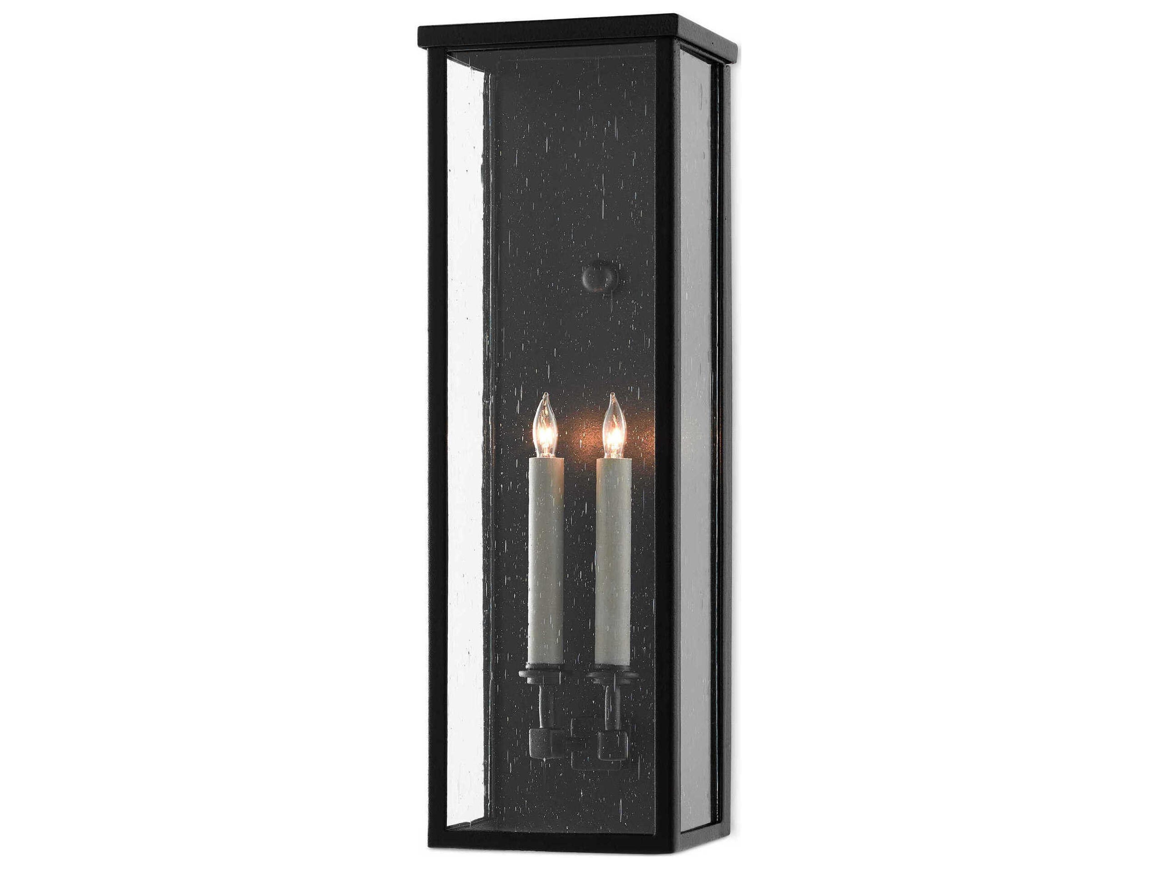 Tanzy 2 - Light Glass Outdoor Wall Light
