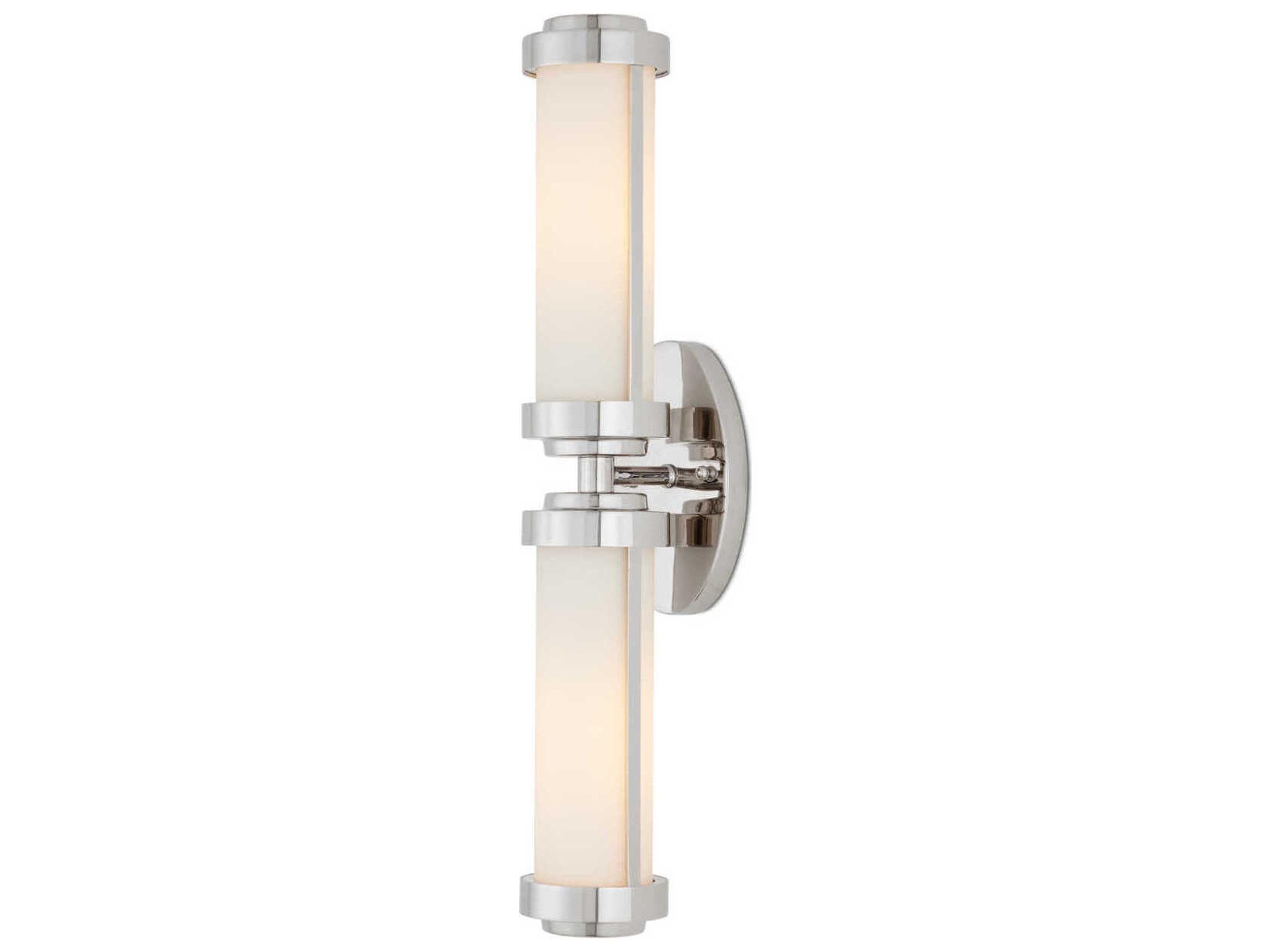 Bowland 2-Light Polished Nickel Wall Sconce