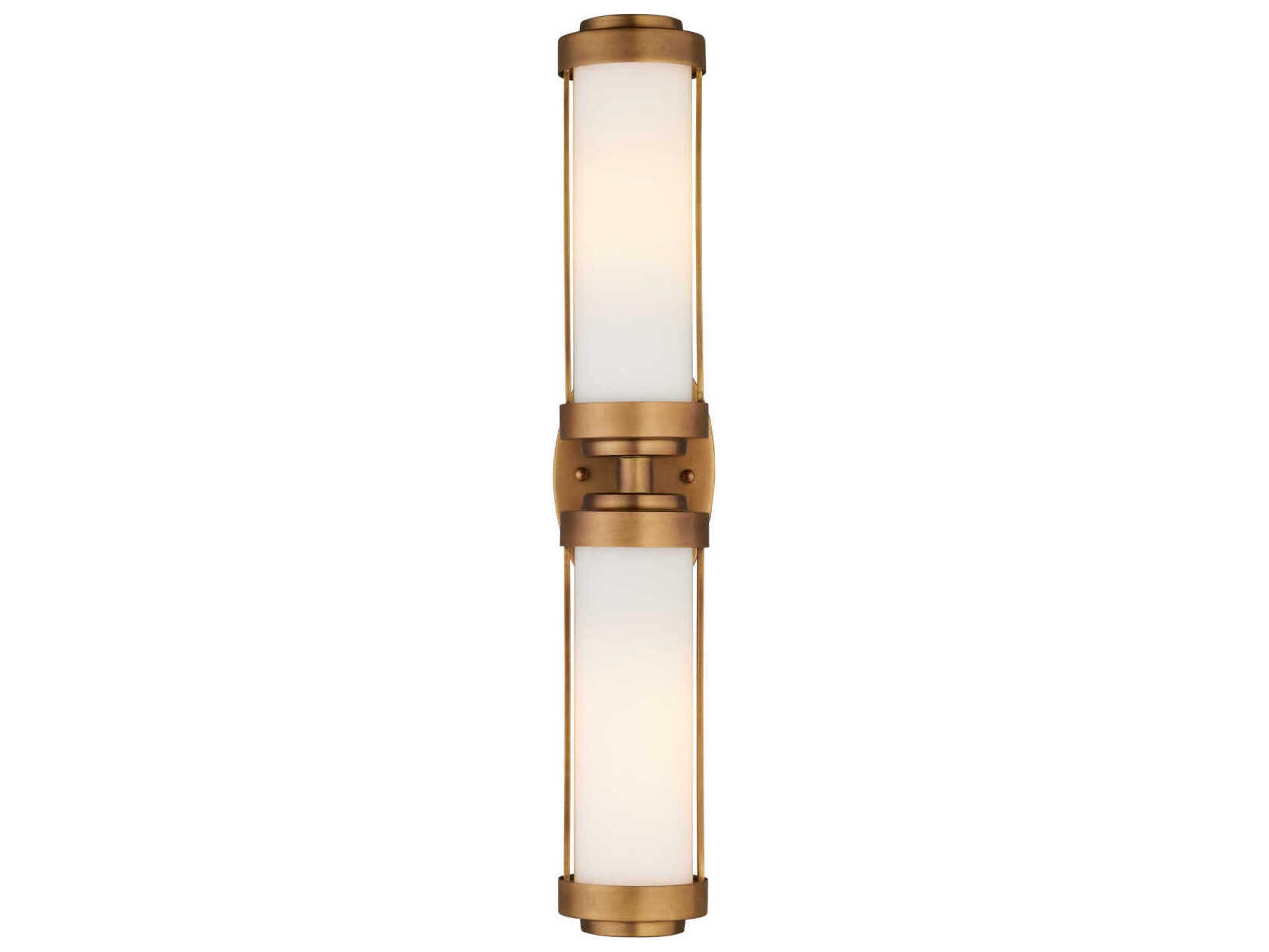 Currey & Company Bowland 2-Light Antique Brass Wall Sconce