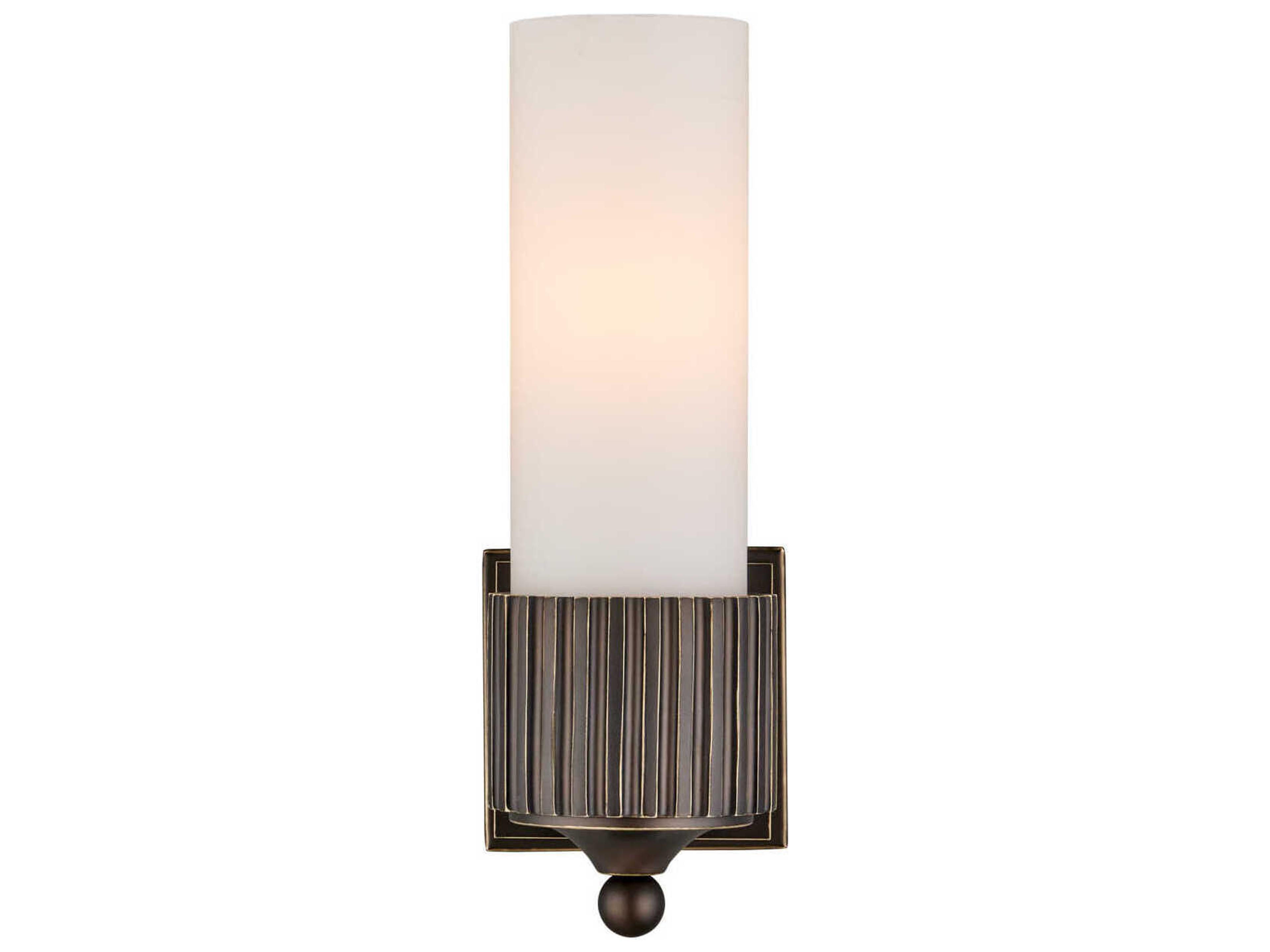 Currey & Company Bryce 1-Light Oil Rubbed Bronze Wall Sconce