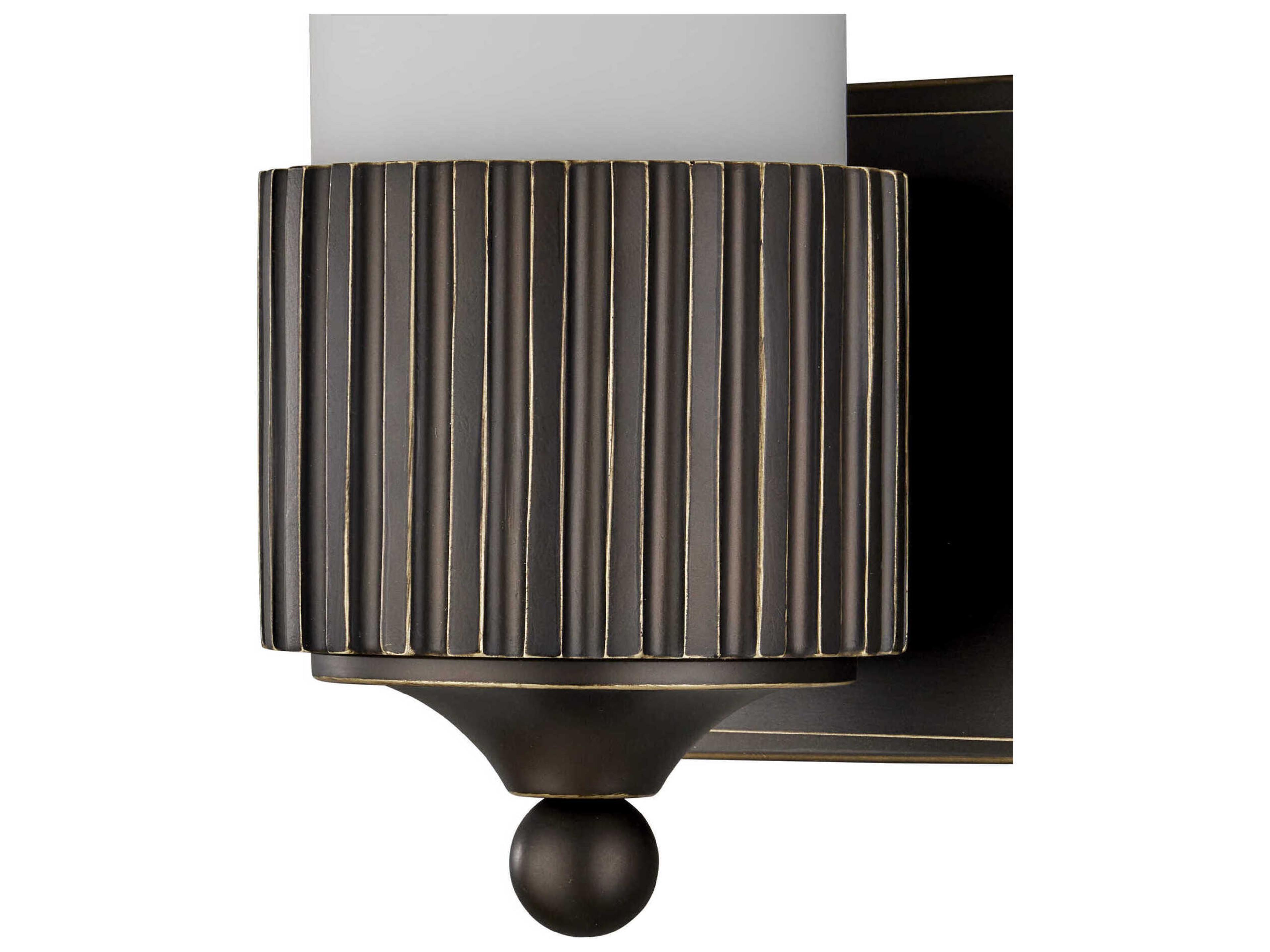 Currey & Company Bryce 1-Light Oil Rubbed Bronze Wall Sconce