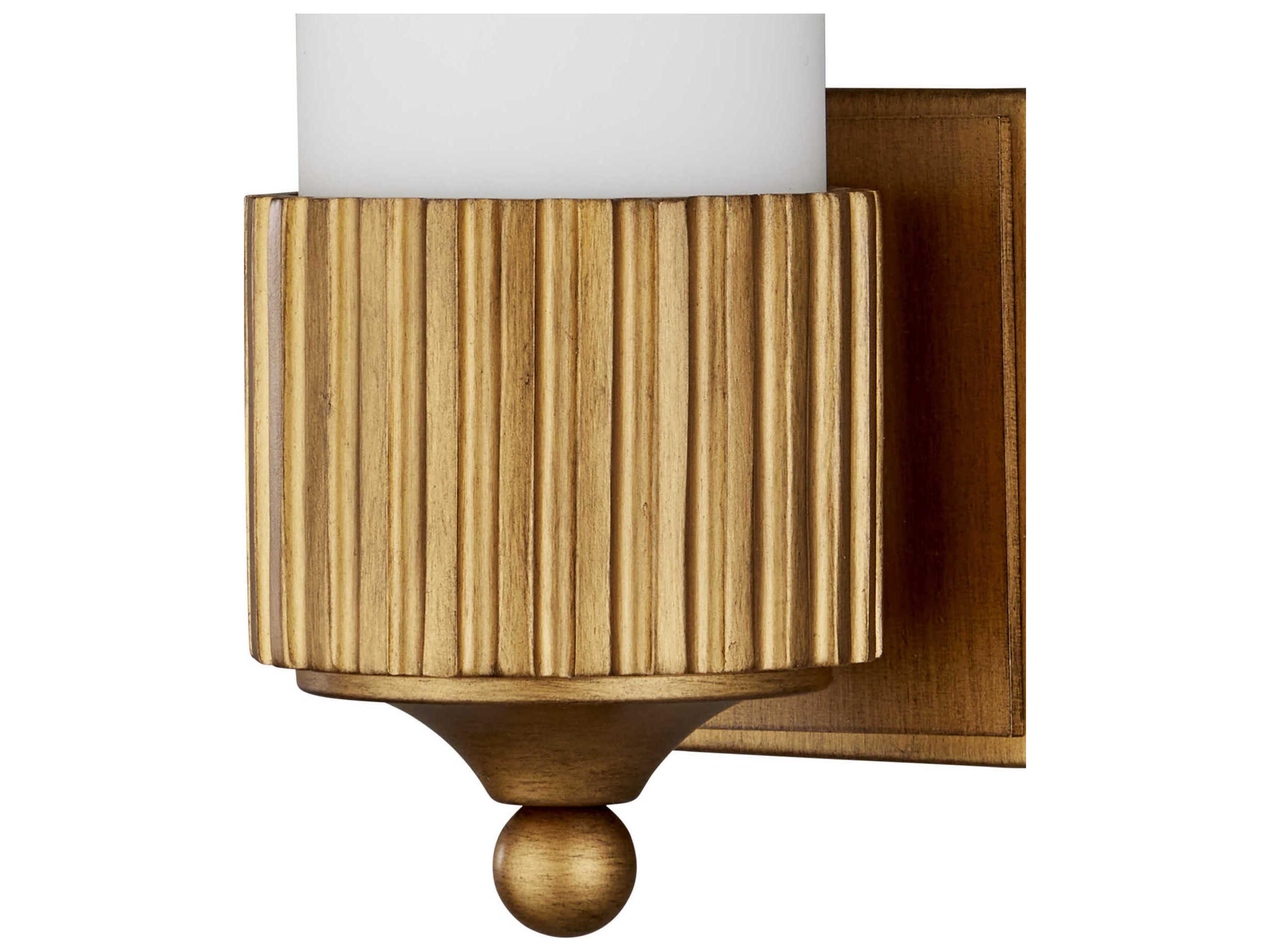 Currey & Company Bryce 1-Light Gold Wall Sconce