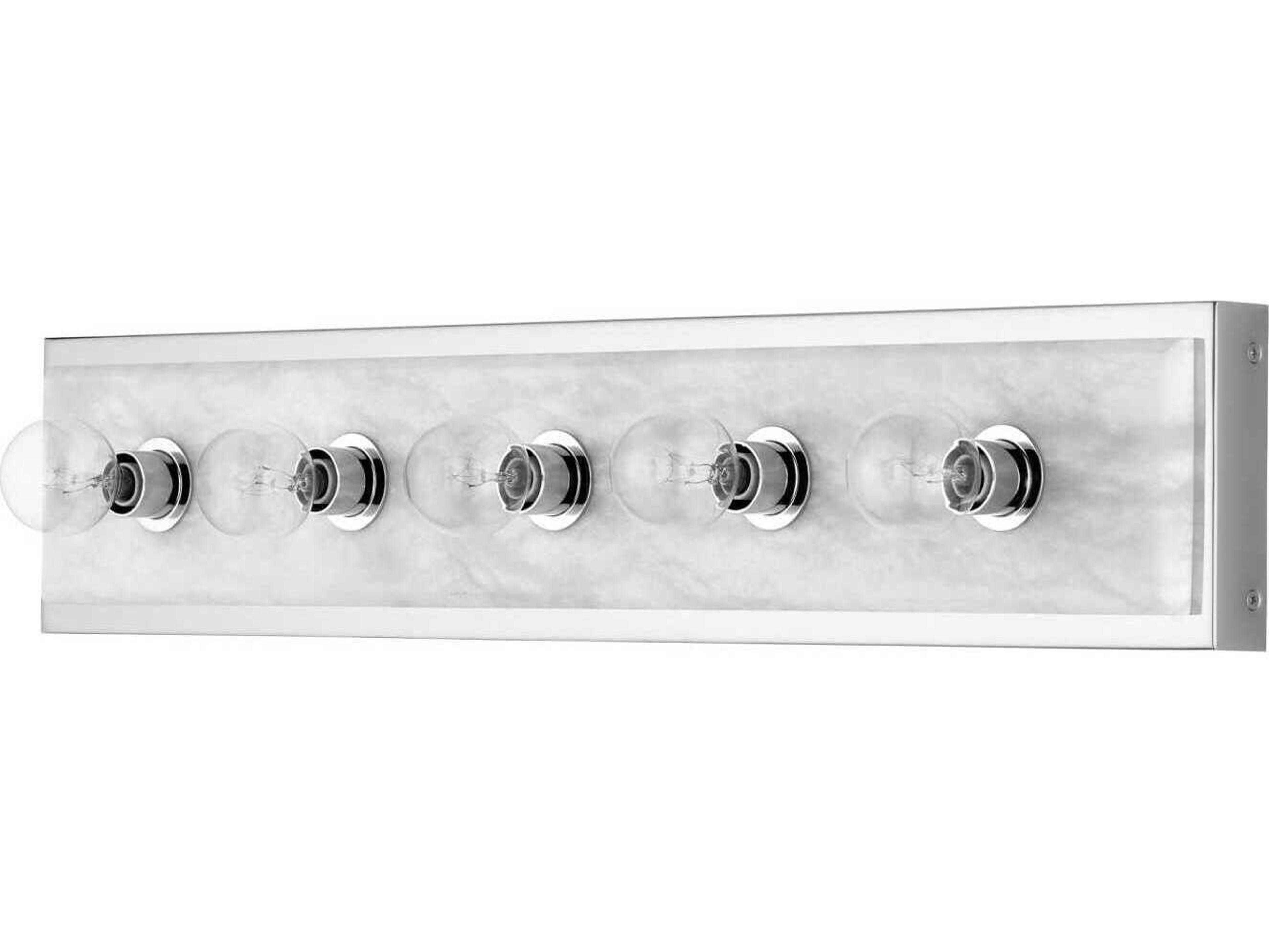 Currey & Company Berdine 5-Light Natural Polished Nickel Vanity Light