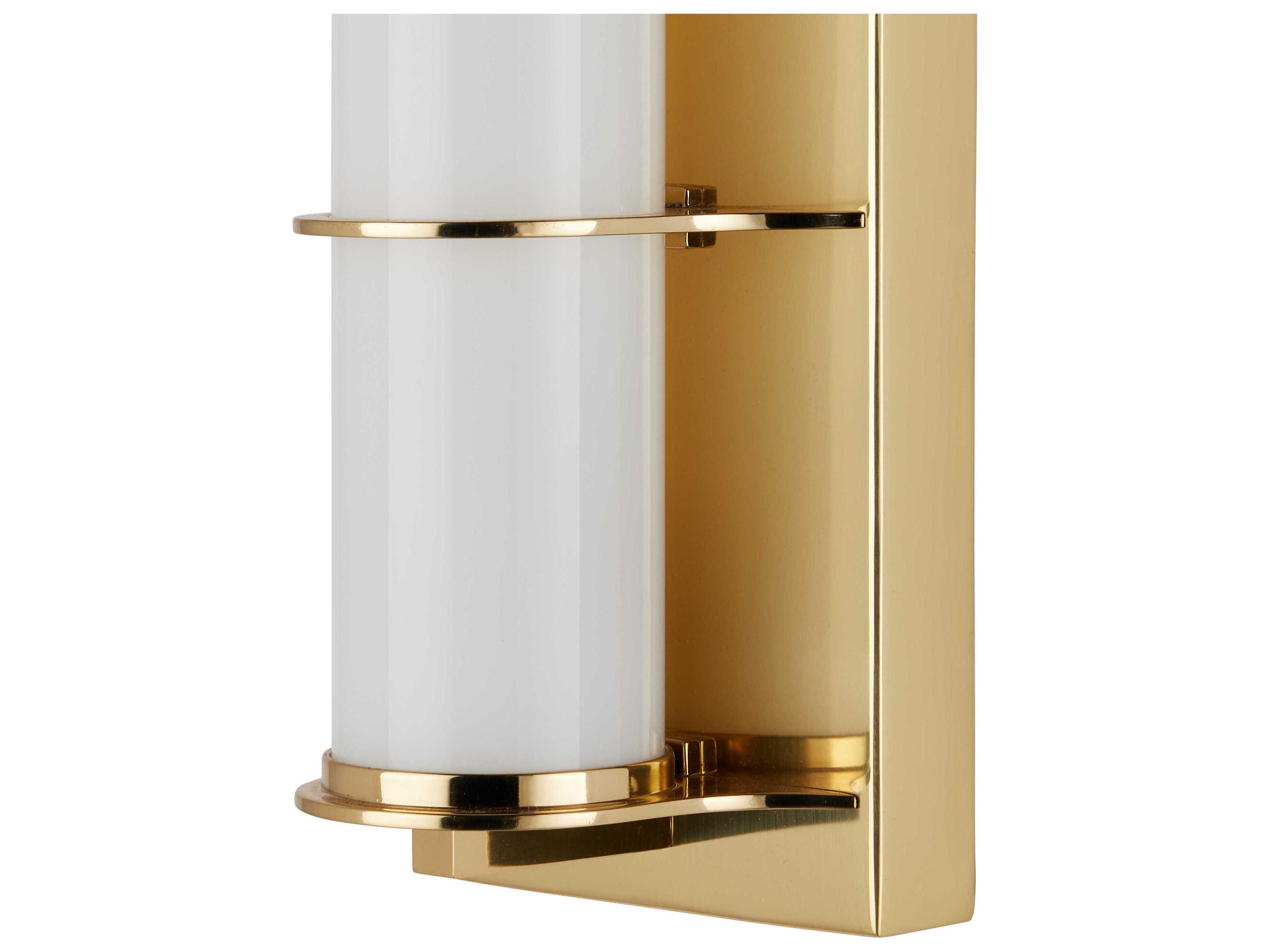 Currey & Company Blaine 1-Light Polished Brass Wall Sconce
