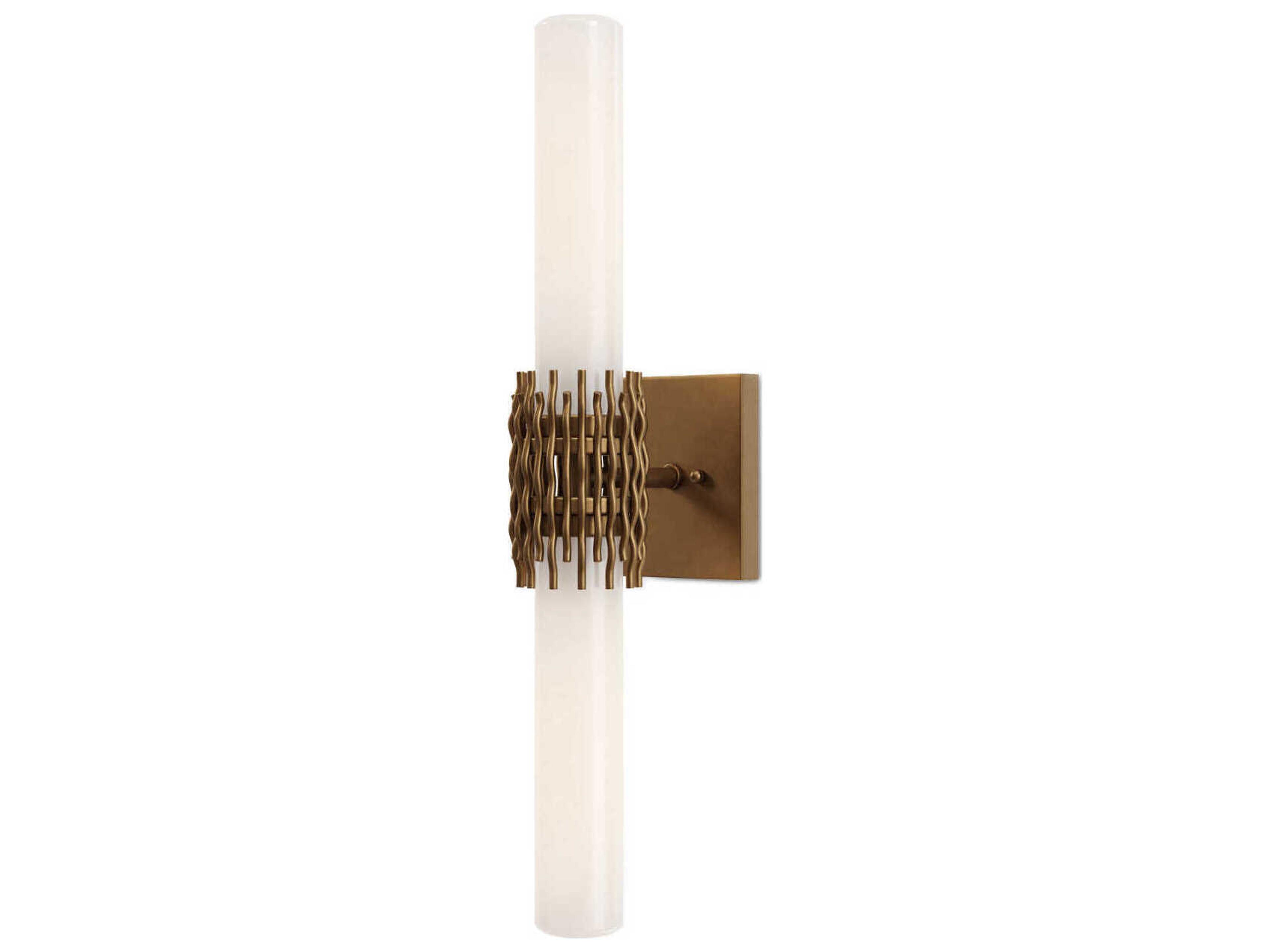 Brietta 2-Light Antique Brass Wall Sconce