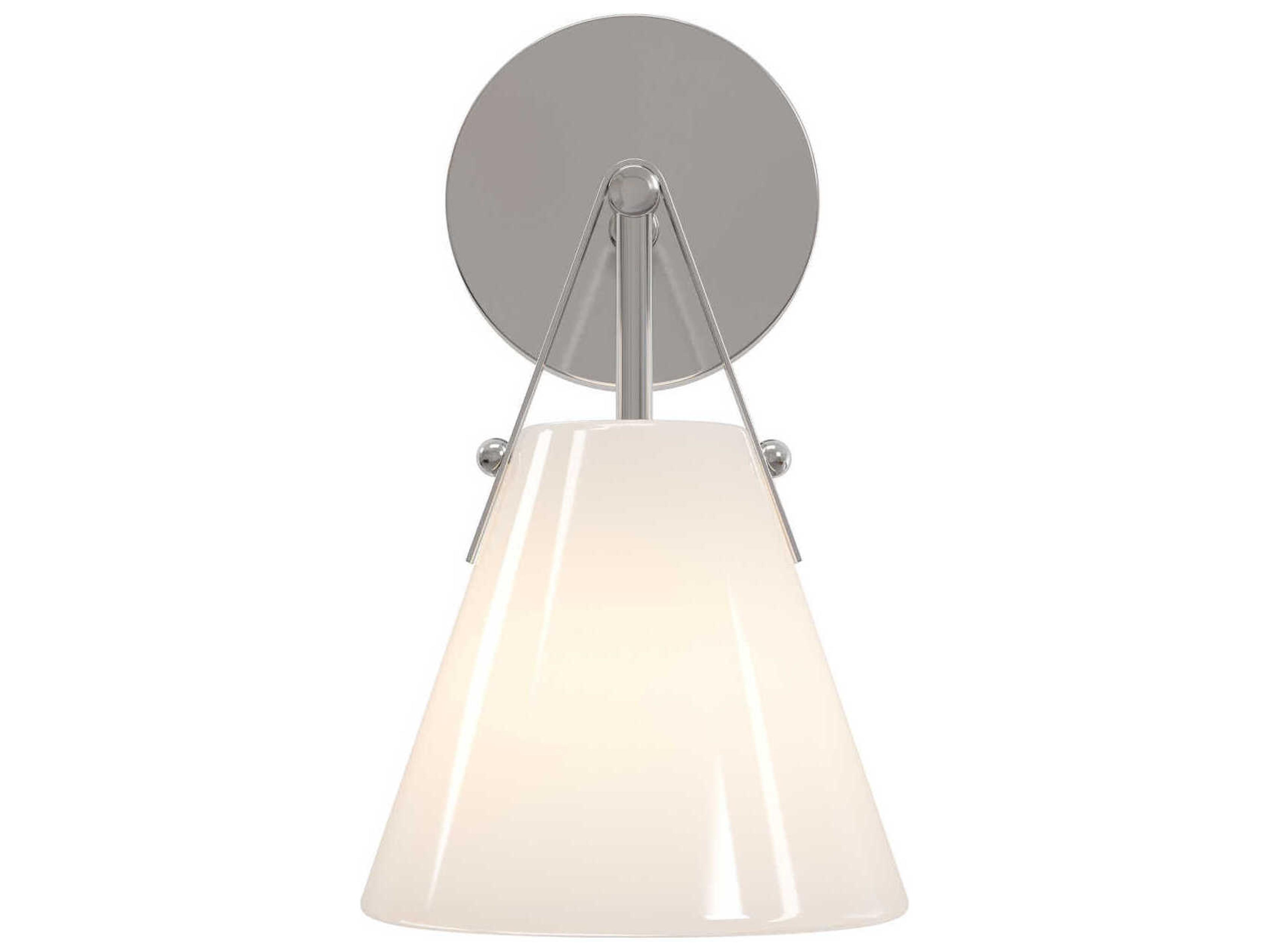 Currey & Company Bronwen 1-Light Polished Nickel Wall Sconce