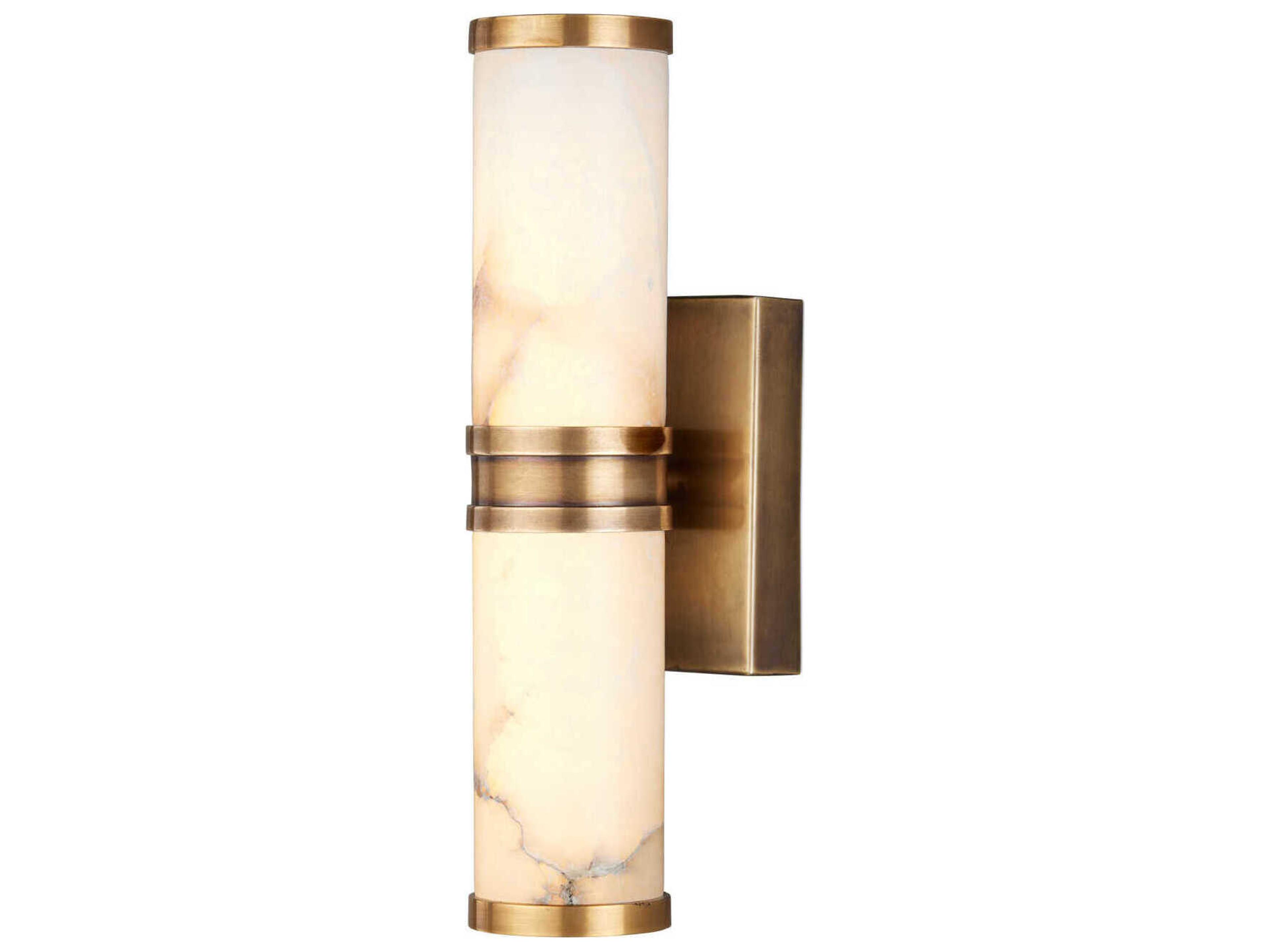 Brenham 1-Light Vintage Brass Wall Sconce