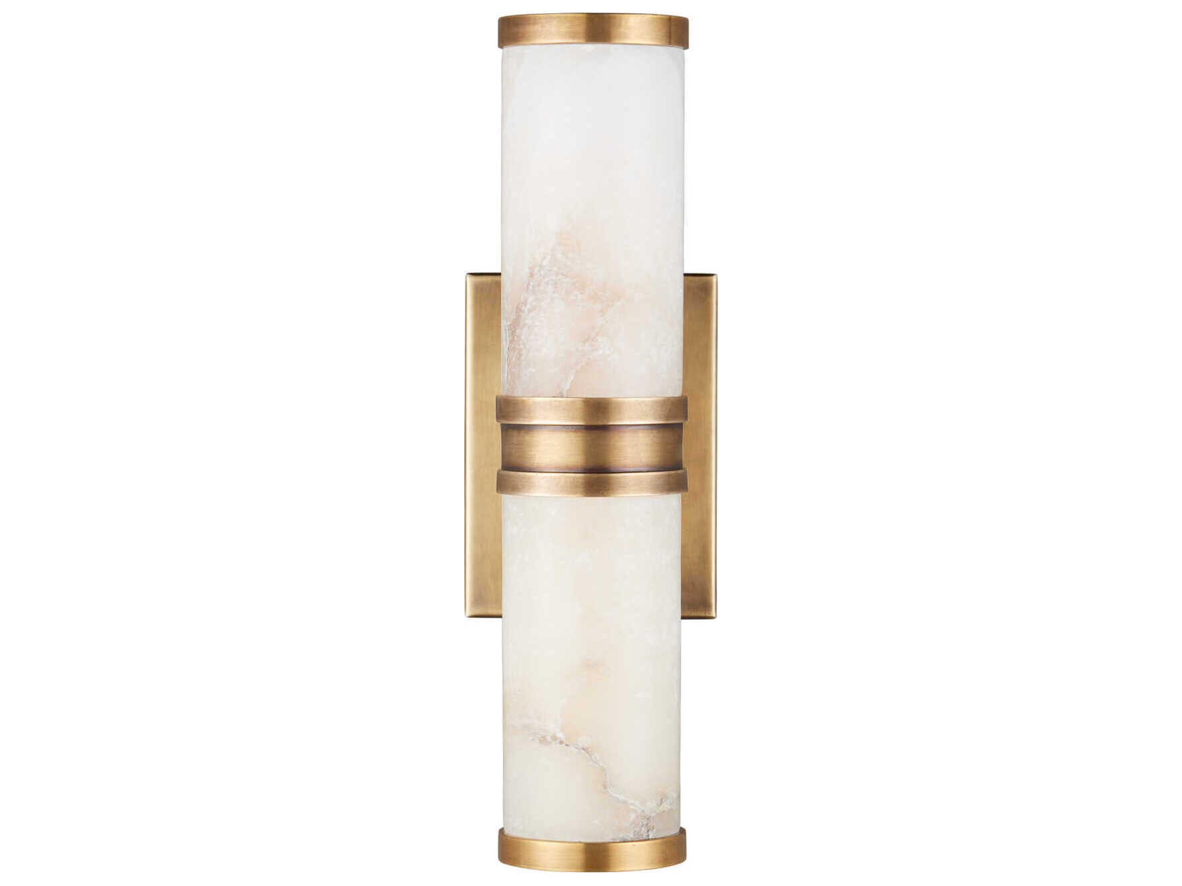 Currey & Company Brenham 1-Light Vintage Brass Wall Sconce