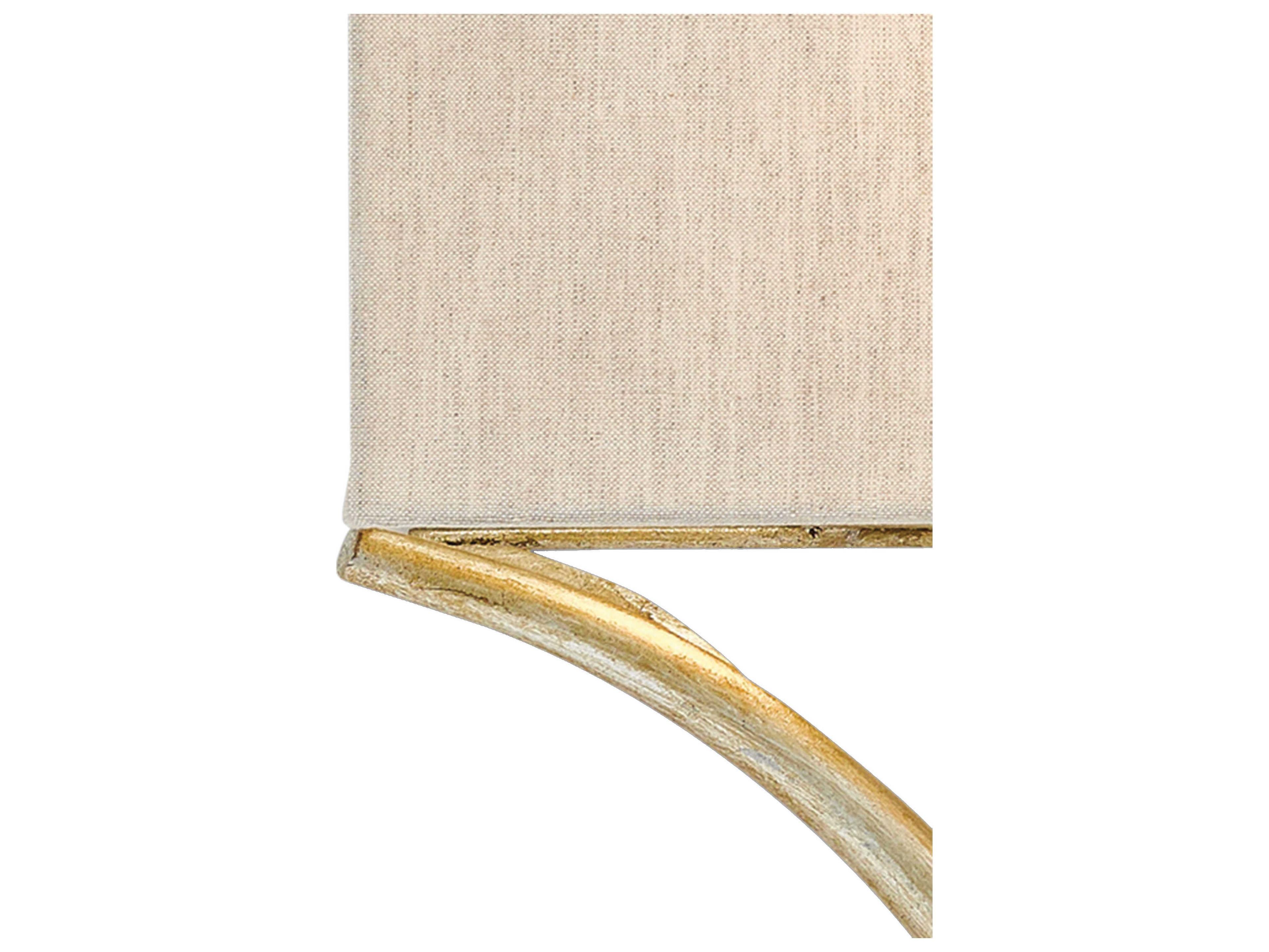 Currey & Company Cornwall Silver Leaf LED Wall Sconce