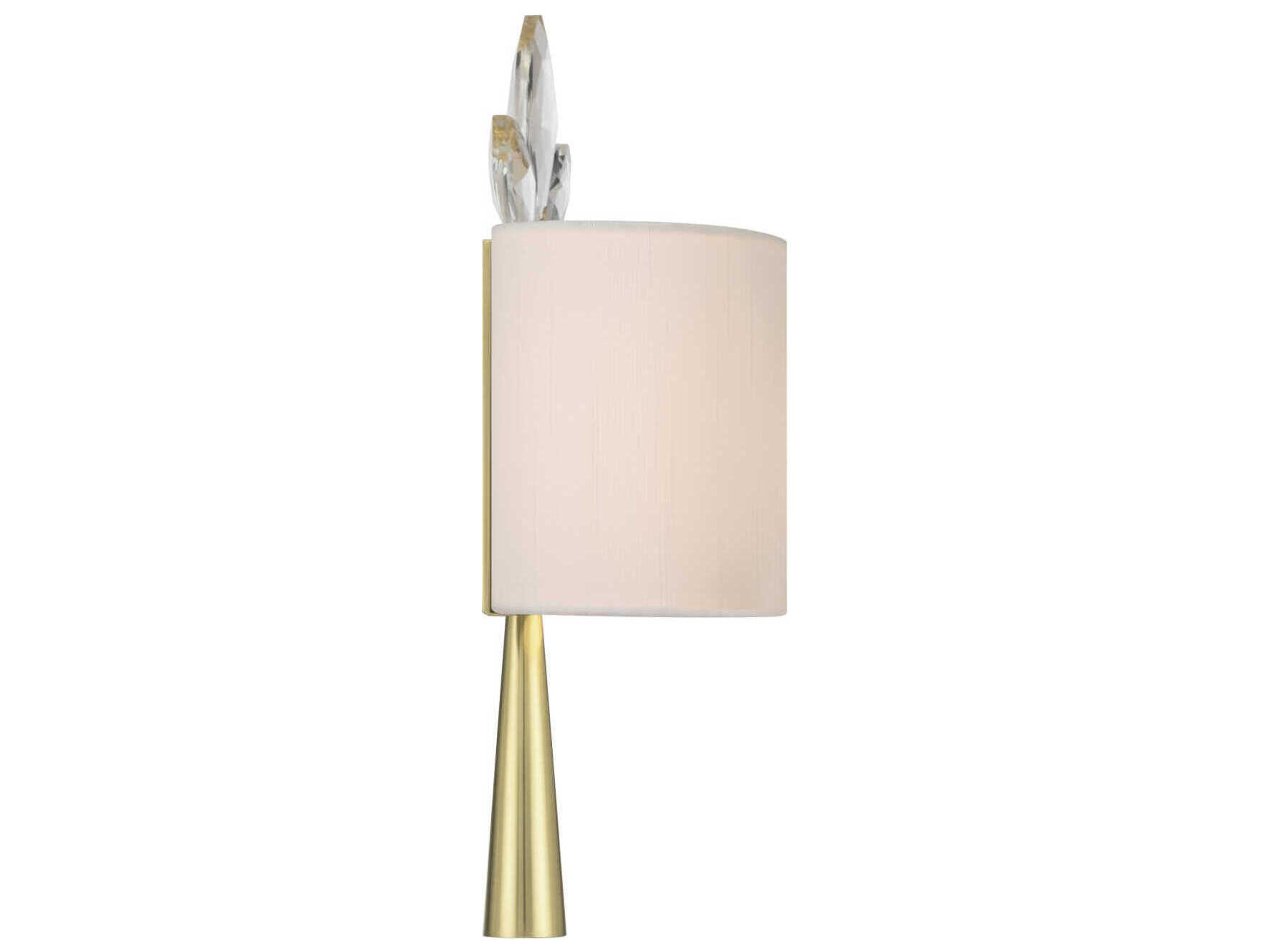 Currey & Company Trillium 1-Light Brass Wall Sconce