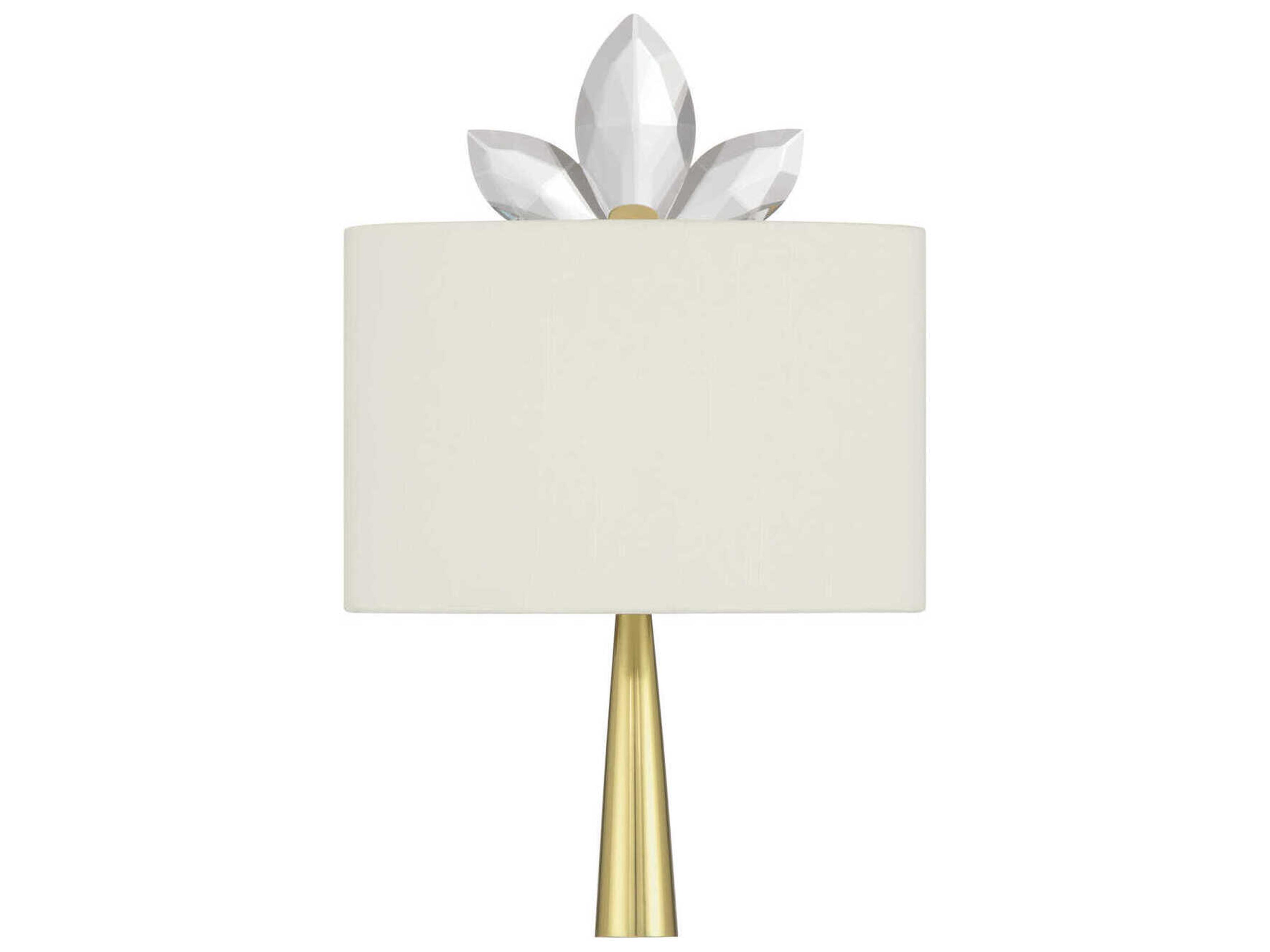 Currey & Company Trillium 1-Light Brass Wall Sconce