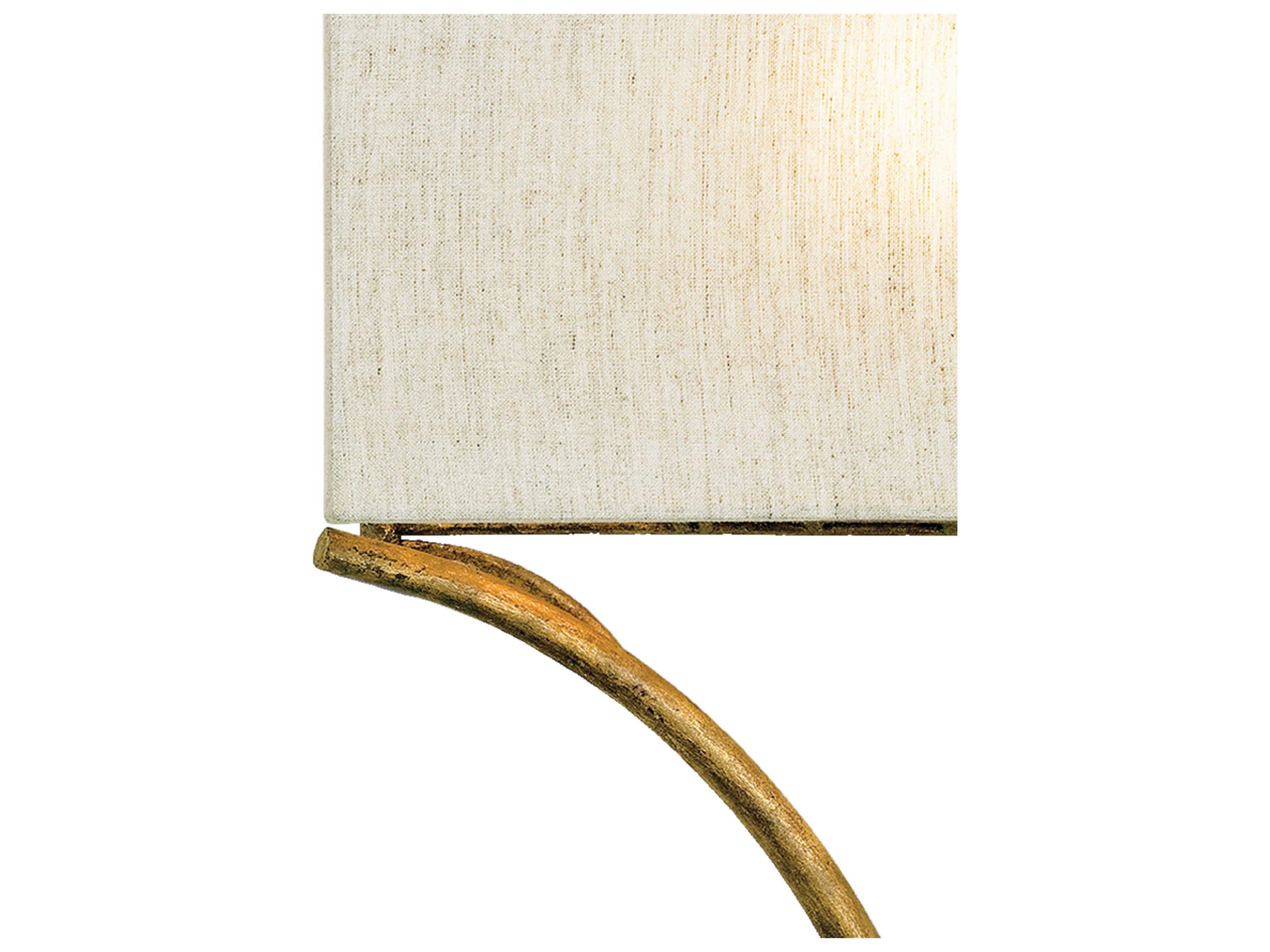 Currey & Company Cornwall French Gold Leaf Wall Sconce