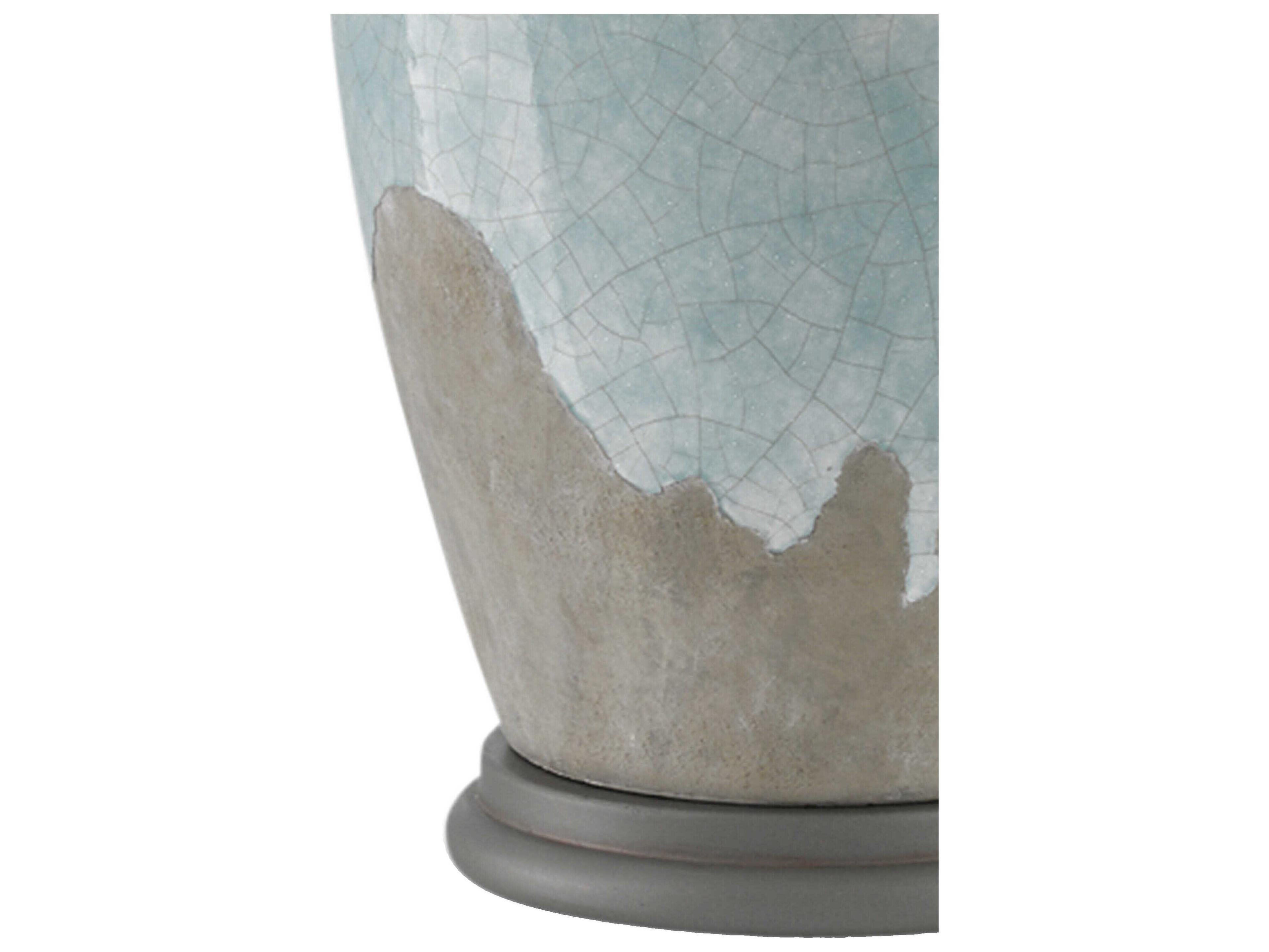 Currey & Company Chatswood Blue Green Gray Table Lamp