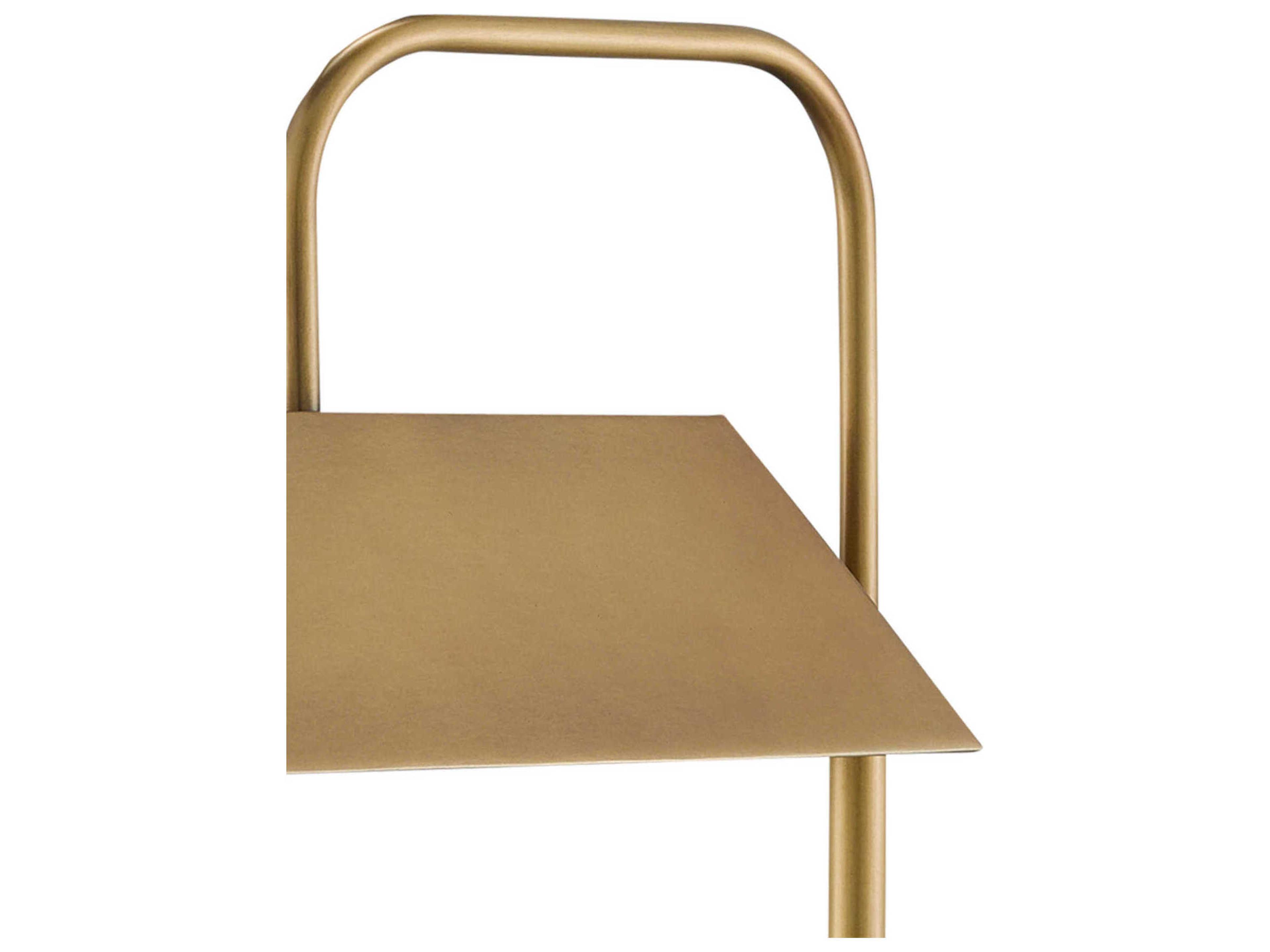 Currey & Company Hoxton 2-Light Antique Brass Metal Desk Lamp