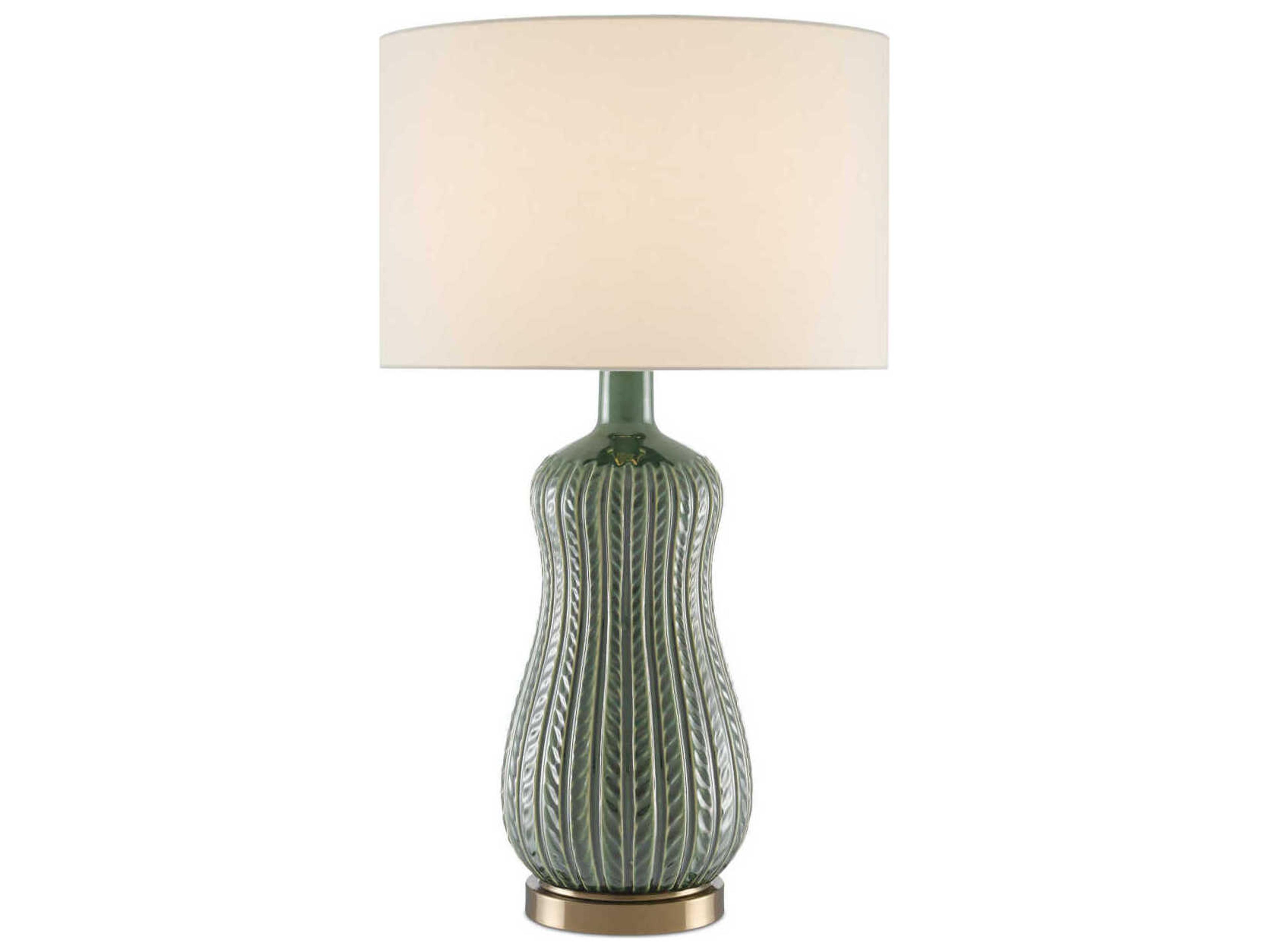 Currey & Company Mamora Green Buffet Lamp