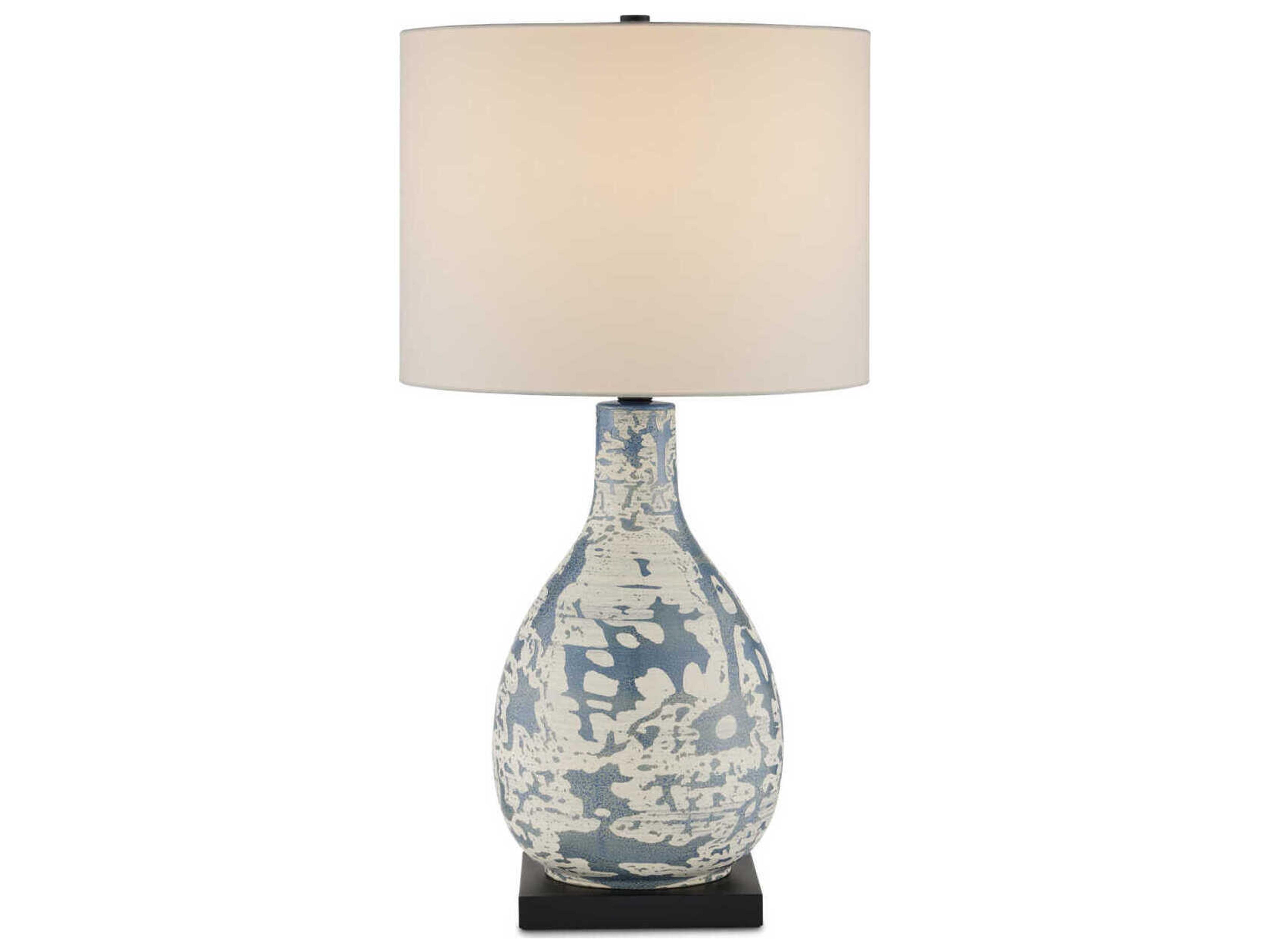 Currey & Company Ostracon Vintage Blue Buffet Lamp