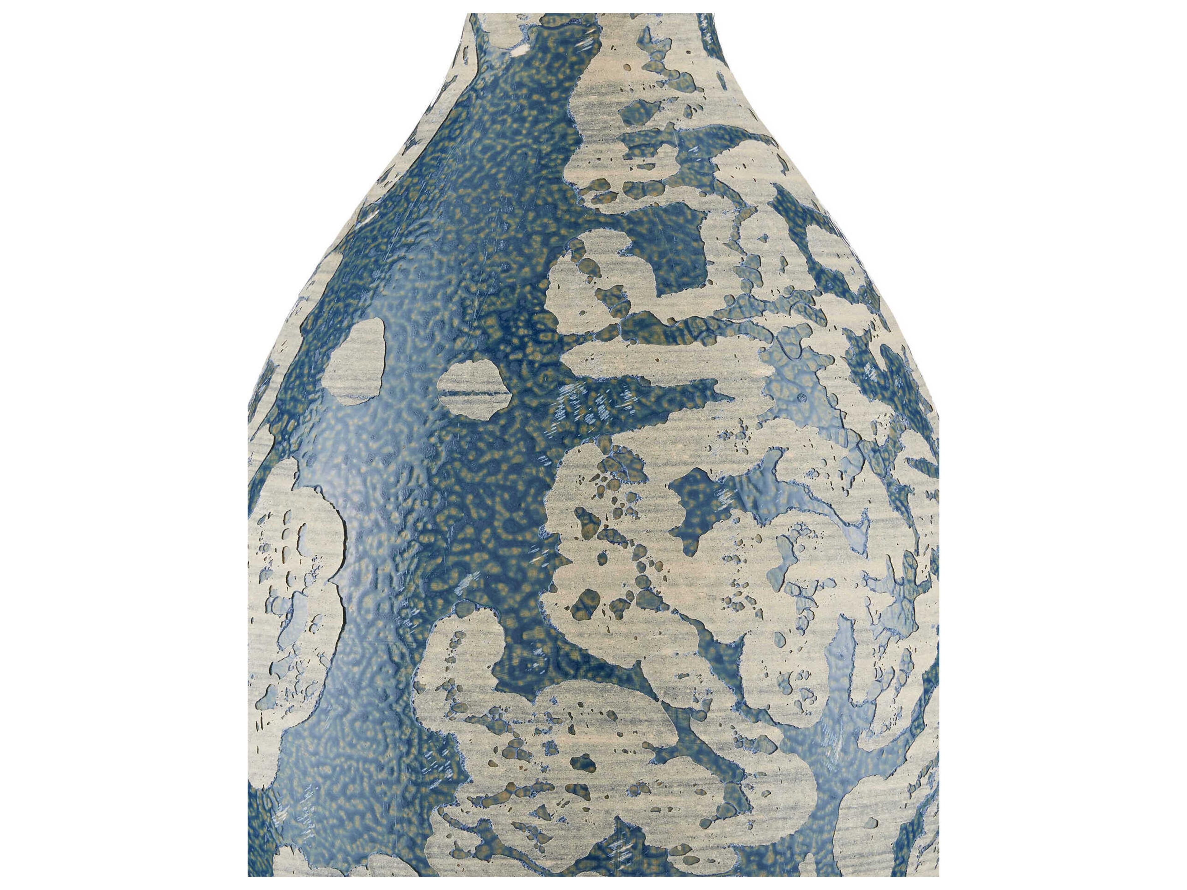 Currey & Company Ostracon Vintage Blue Buffet Lamp