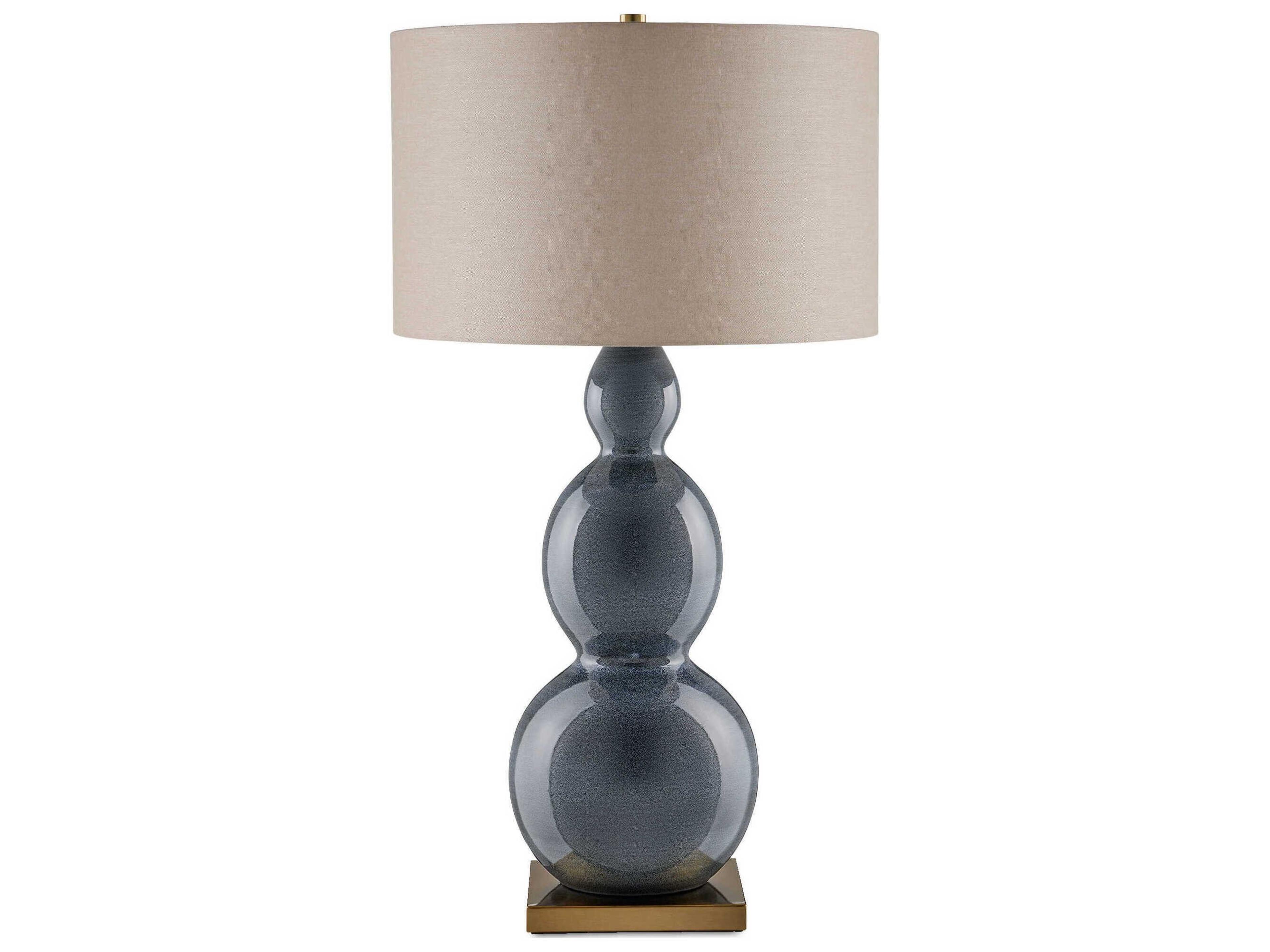 Currey & Company Cymbeline Steel Blue Buffet Lamp