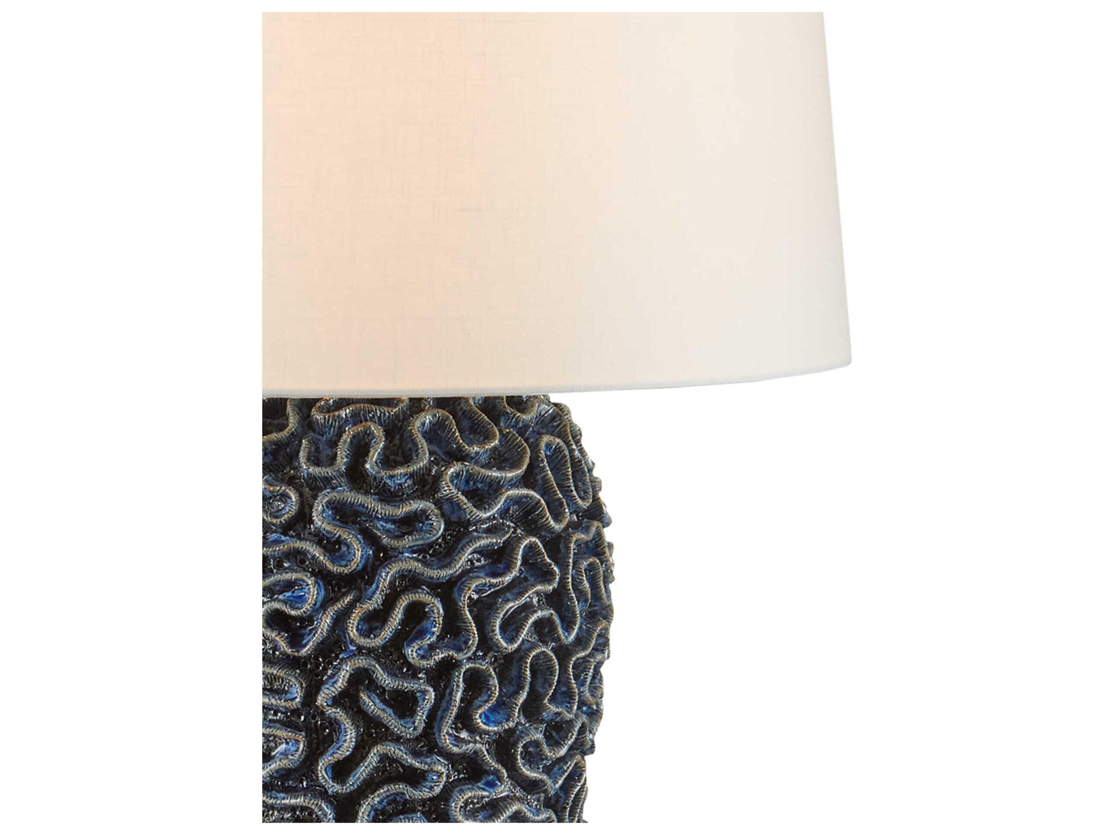 Currey & Company Milos Blue Buffet Lamp