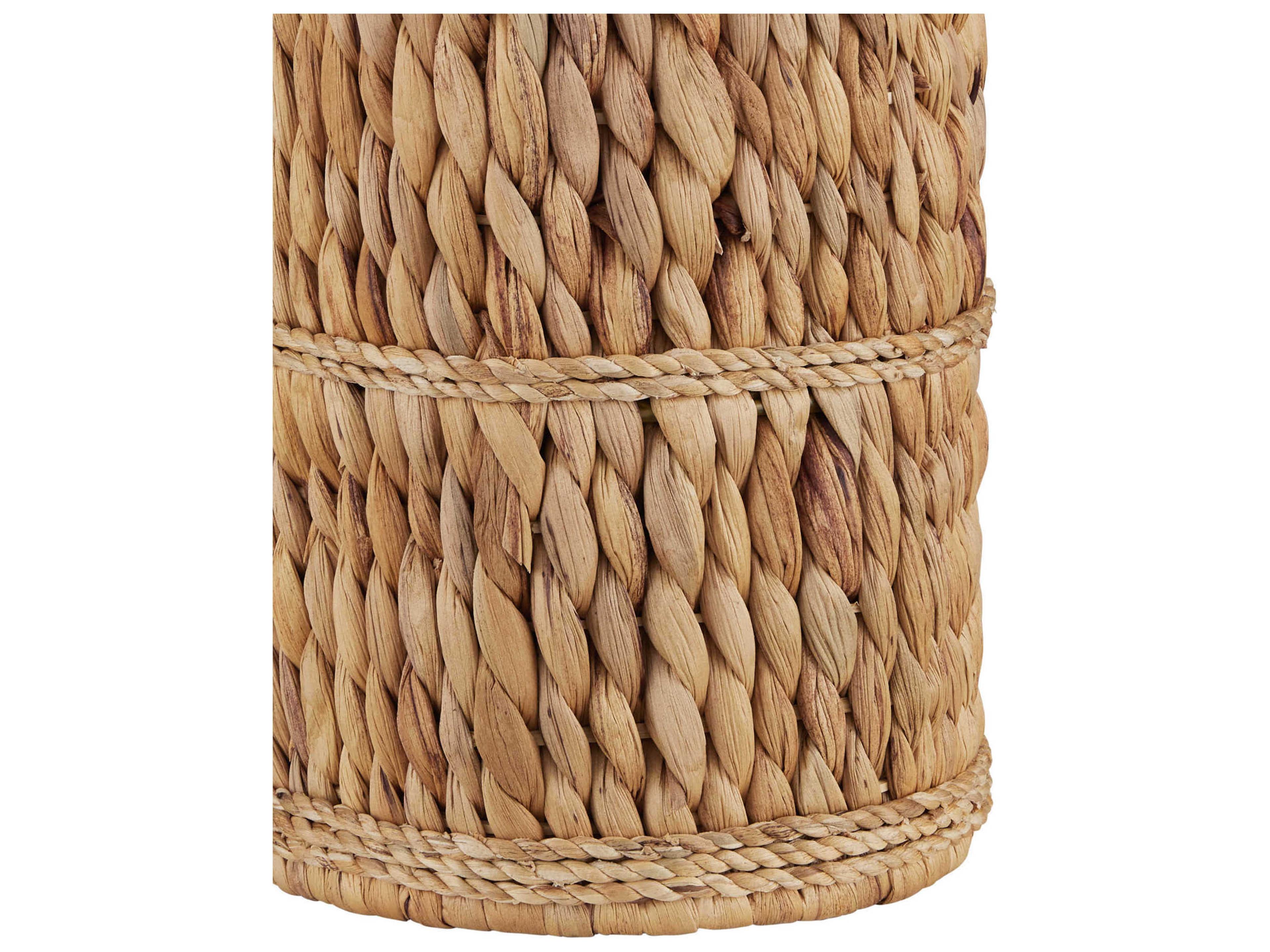 Currey & Company Azores Natural Water Hyacinth Brown Buffet Lamp