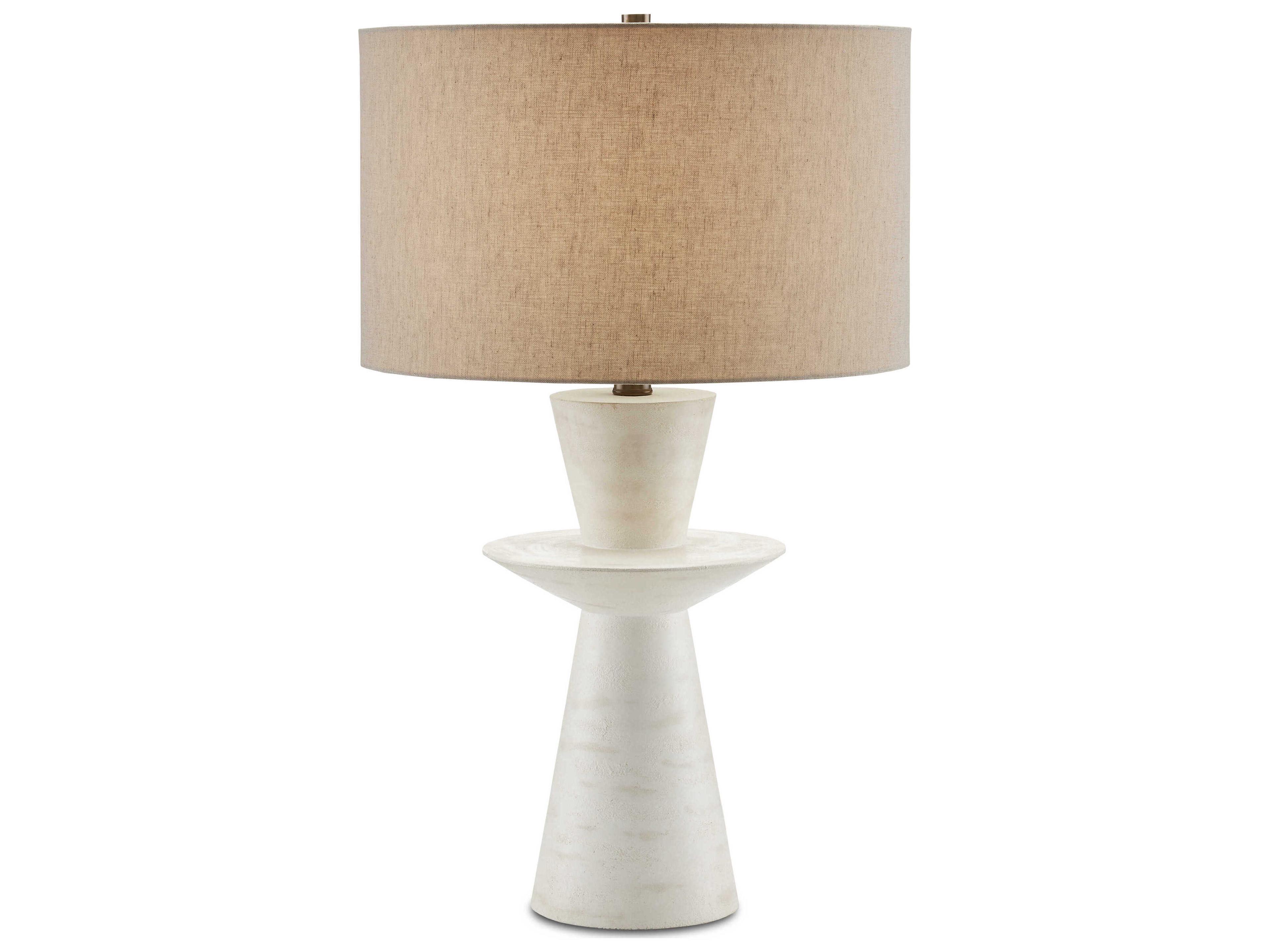 Currey & Company Cantata White Buffet Lamp