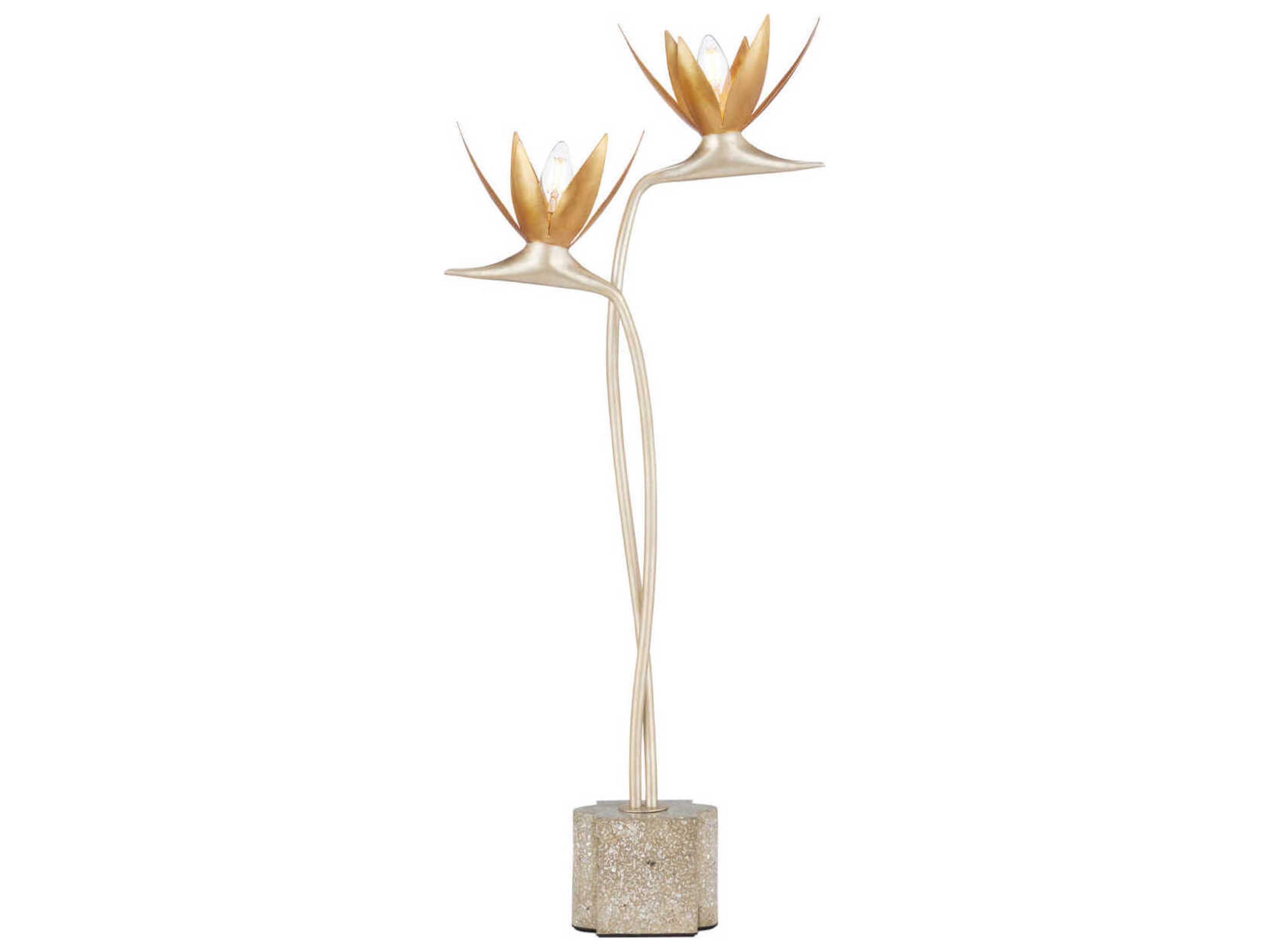 Paradiso 2-Light Gold Table Lamp