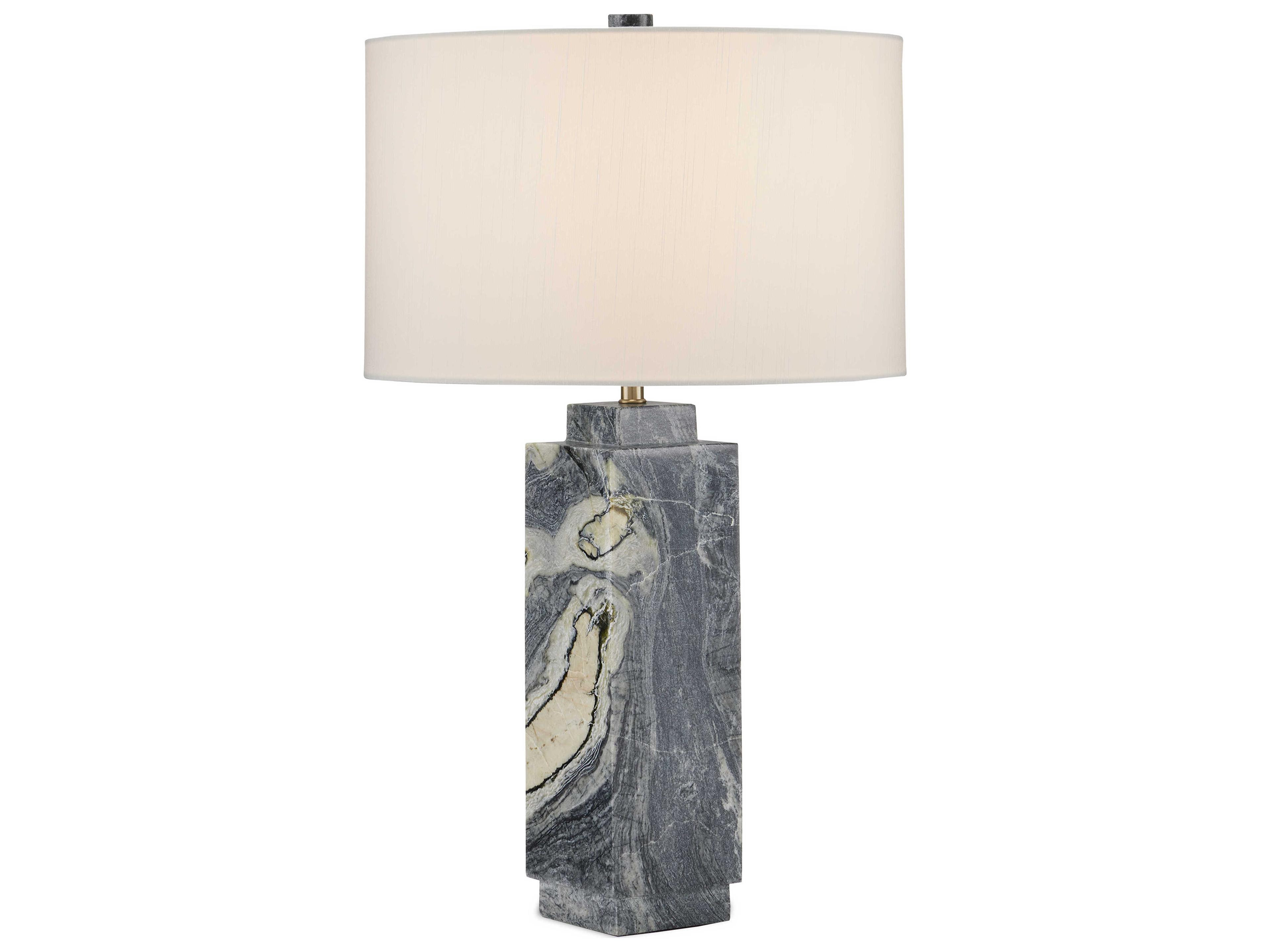 Currey & Company Ashlar Natural Gray Table Lamp
