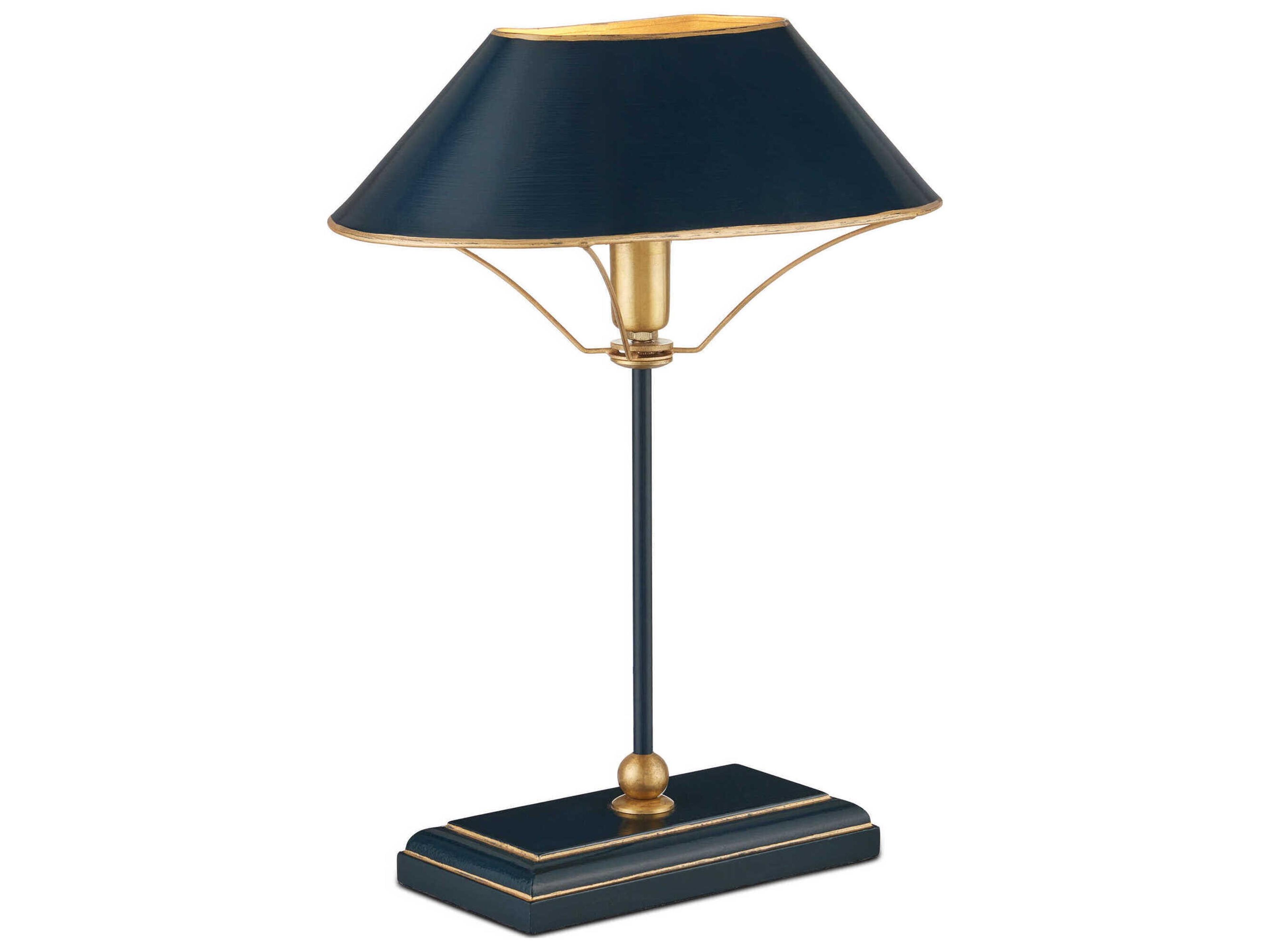 Currey & Company Daphne Navy Gold Table Lamp
