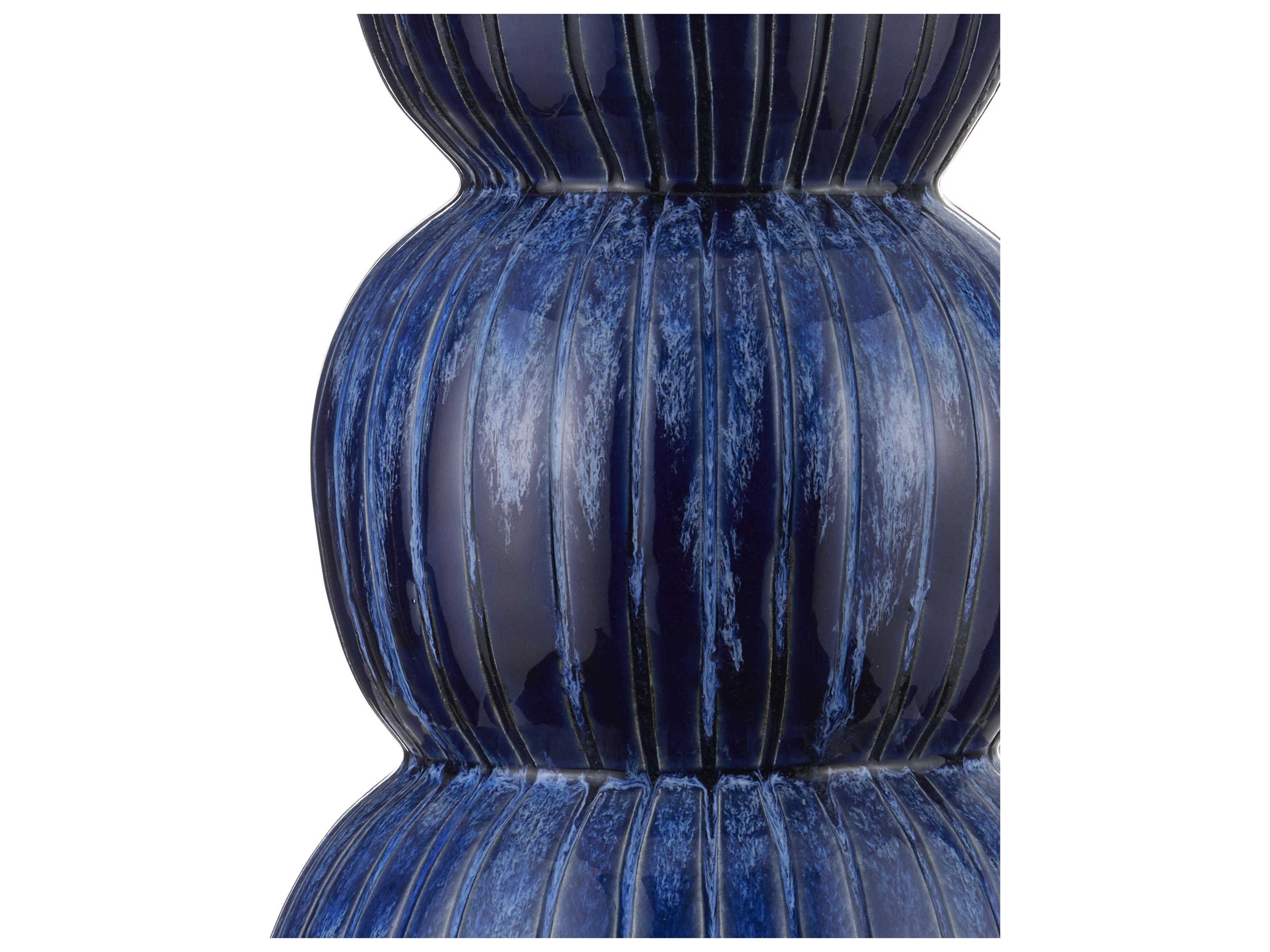 Currey & Company Salacia Blue Buffet Lamp